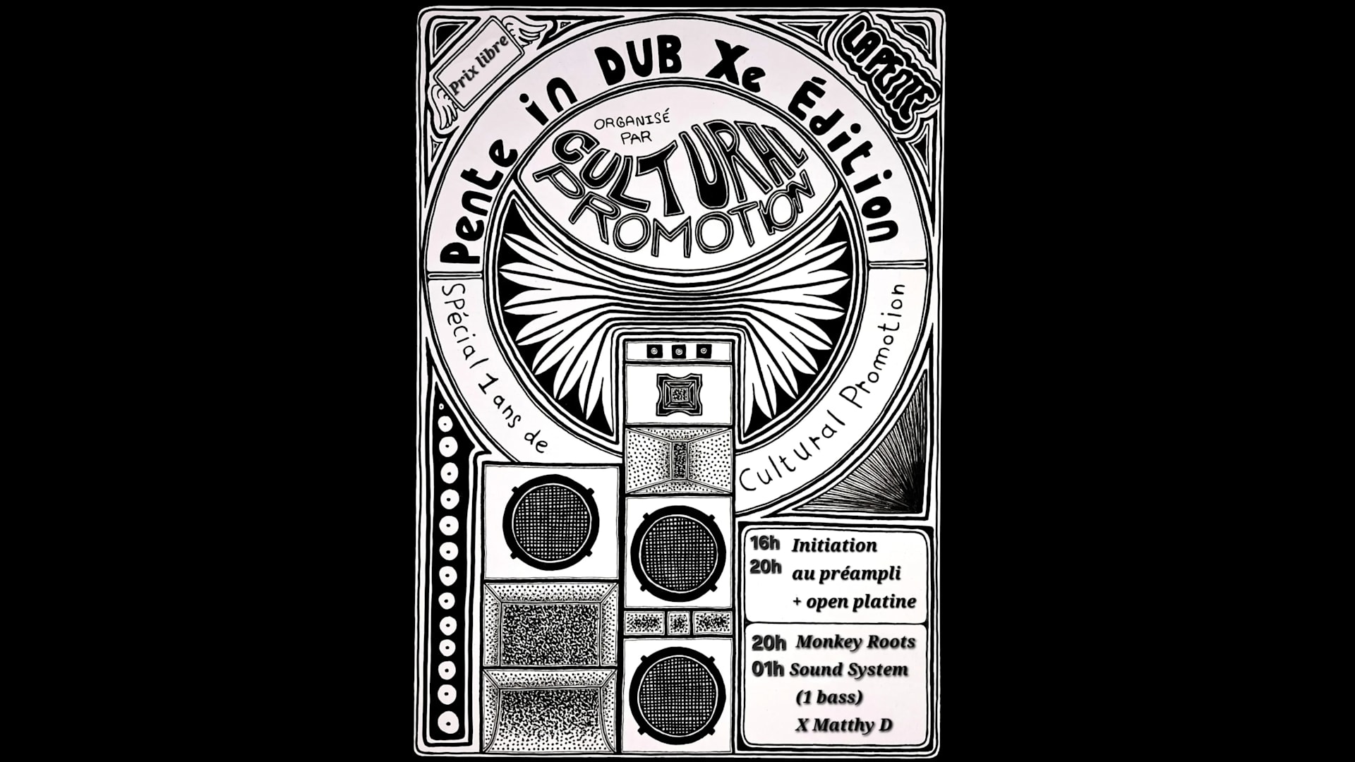 Pente In Dub #10 W/ Monkey Roots Sound System
