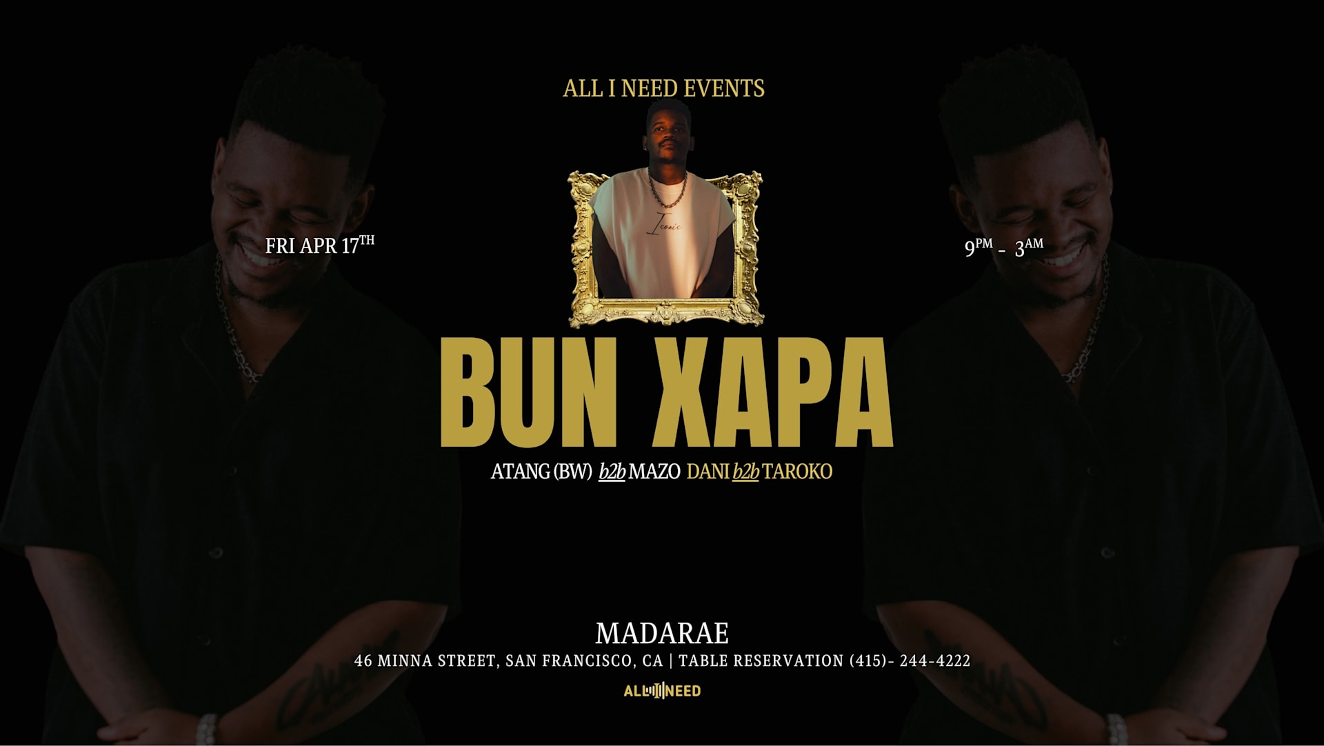 Bun Xapa (Afro/Deep/Tech House) At Madarae San Francisco