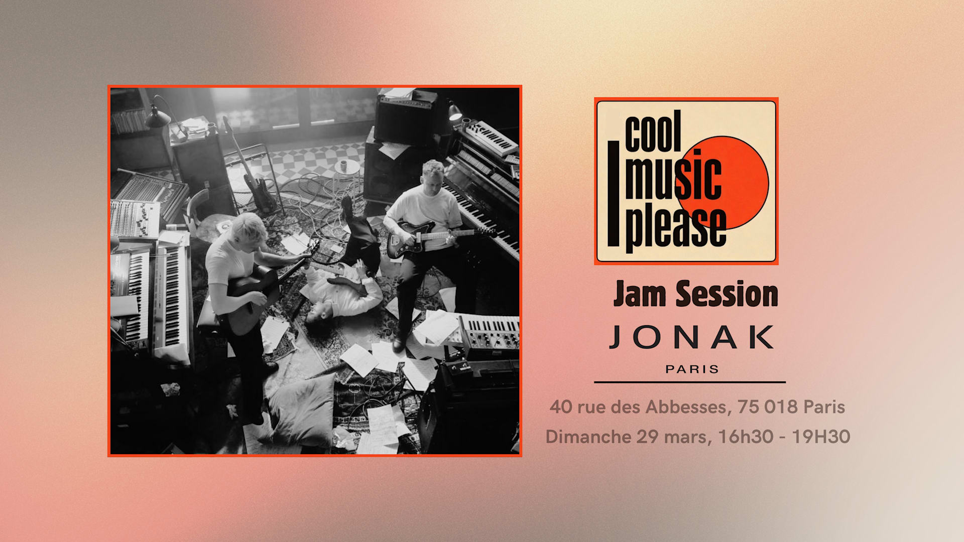 Jam Session / Cool Music Please X Jonak Paris