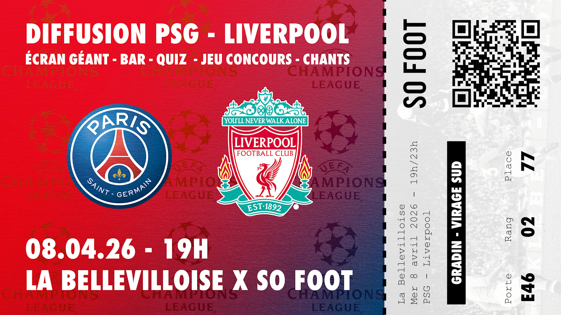Diffusion Psg / Liverpool | 08.04.26