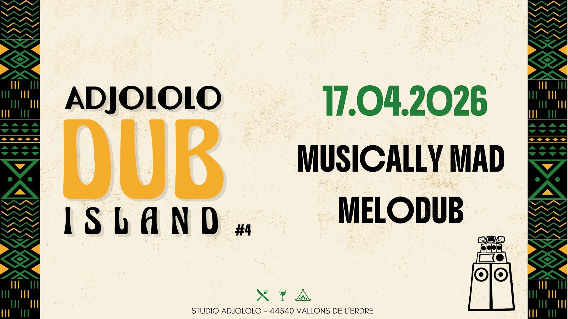 Adjololo Dub Island# 4 - Musically Mad & Melodub