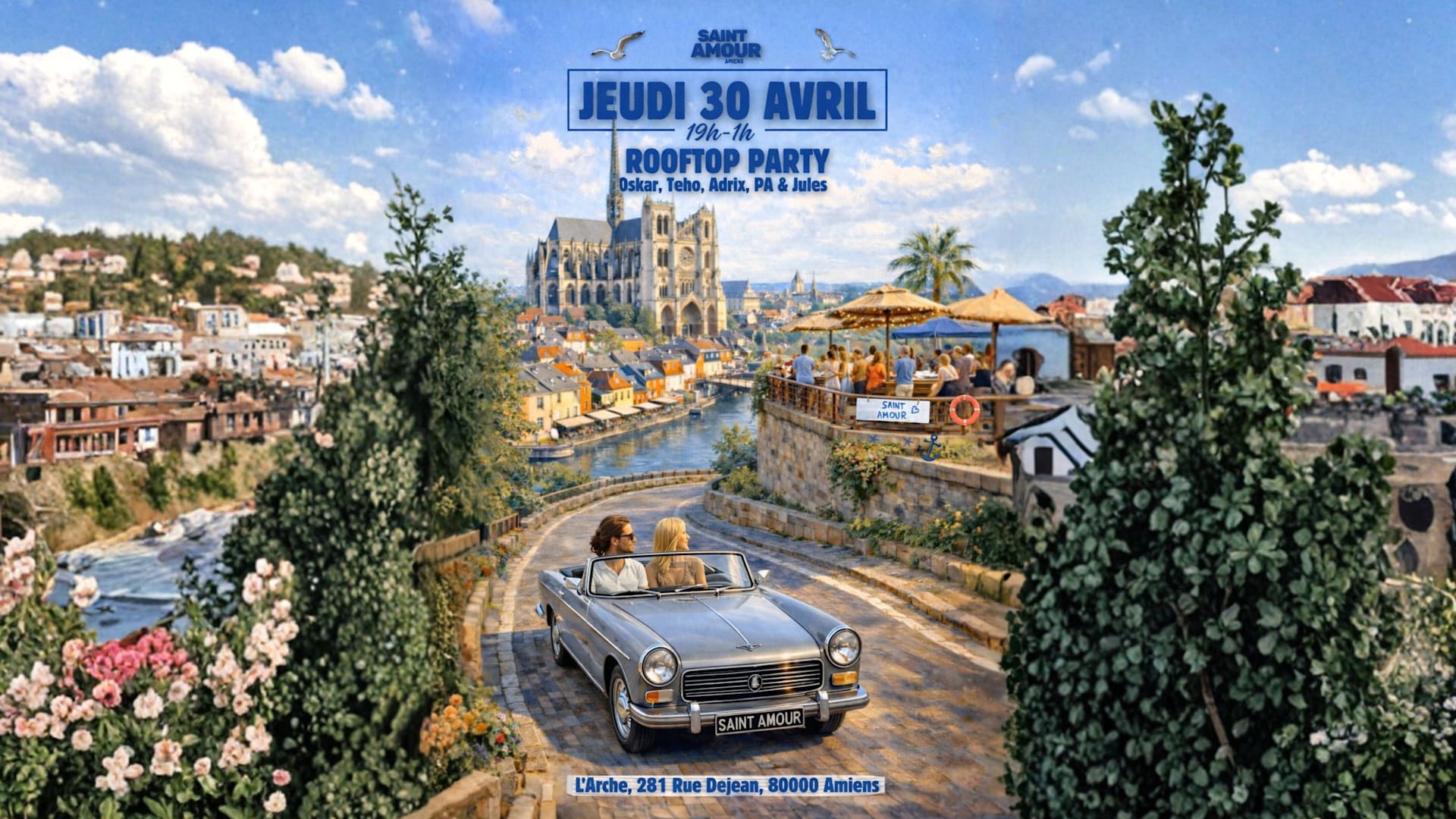Saint Amour Amiens | Rooftop Party | Jeudi 30 Avril 2026