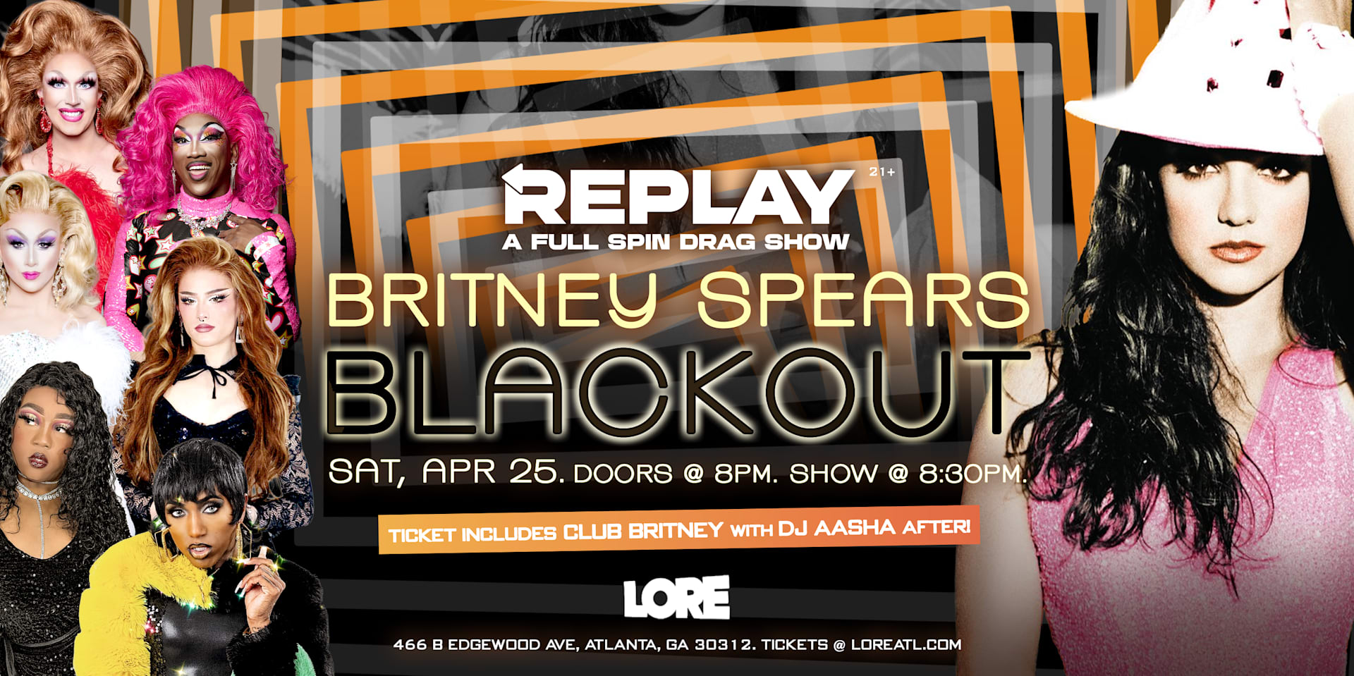 Replay: [Blackout] Britney Spears Full Spin Drag Show