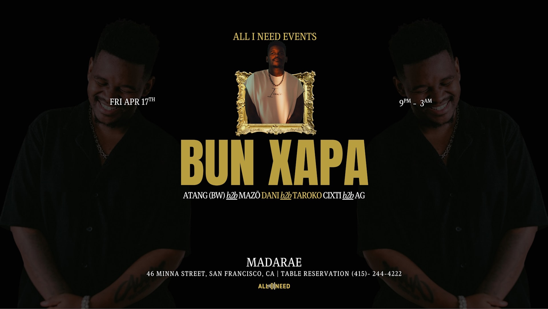 Bun Xapa (Afro/Deep/Tech House) At Madarae San Francisco