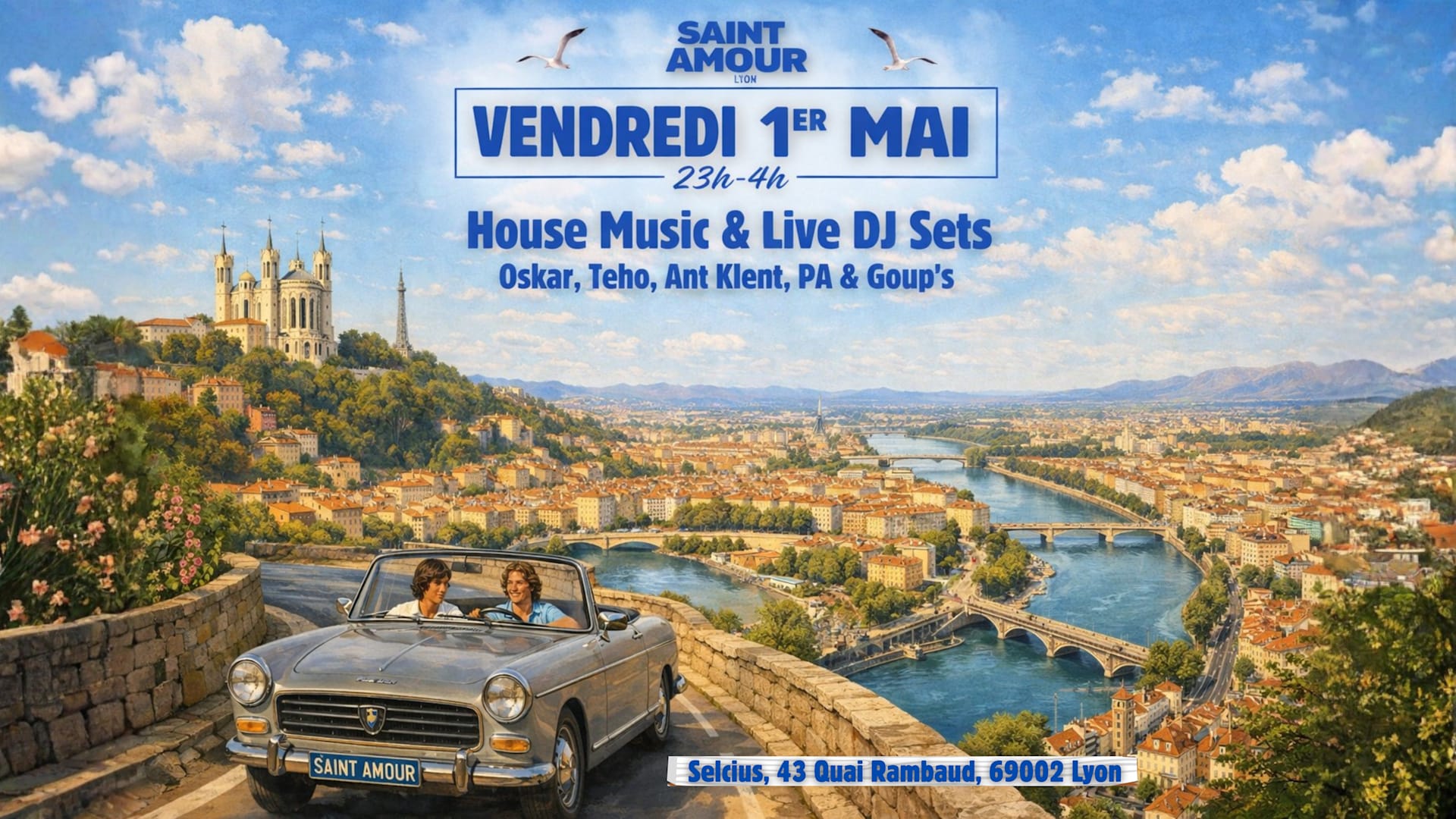 Saint Amour Lyon | Boiler Party | Vendredi 1er Mai 2026