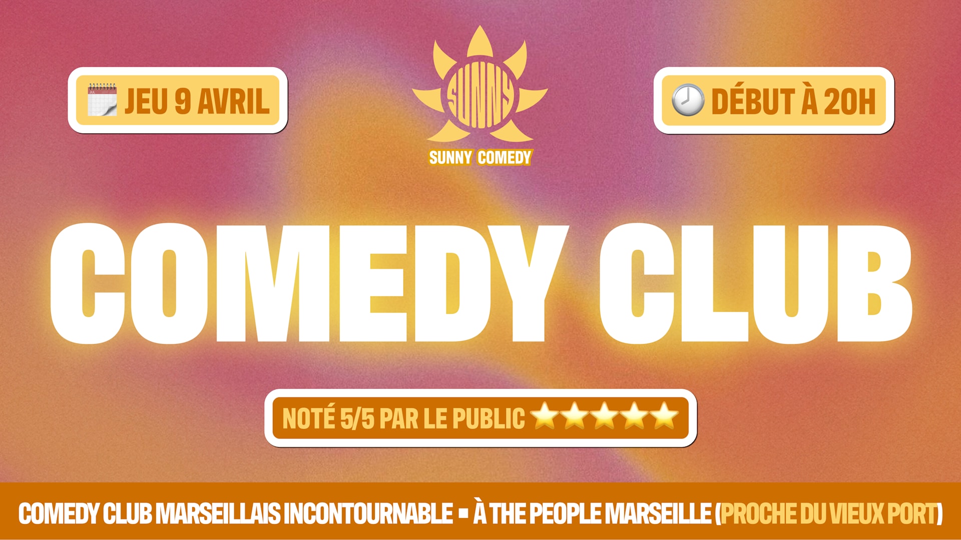 Sunny Comedy Club À The People (Sofiane Mbarki, Smali, Emna)