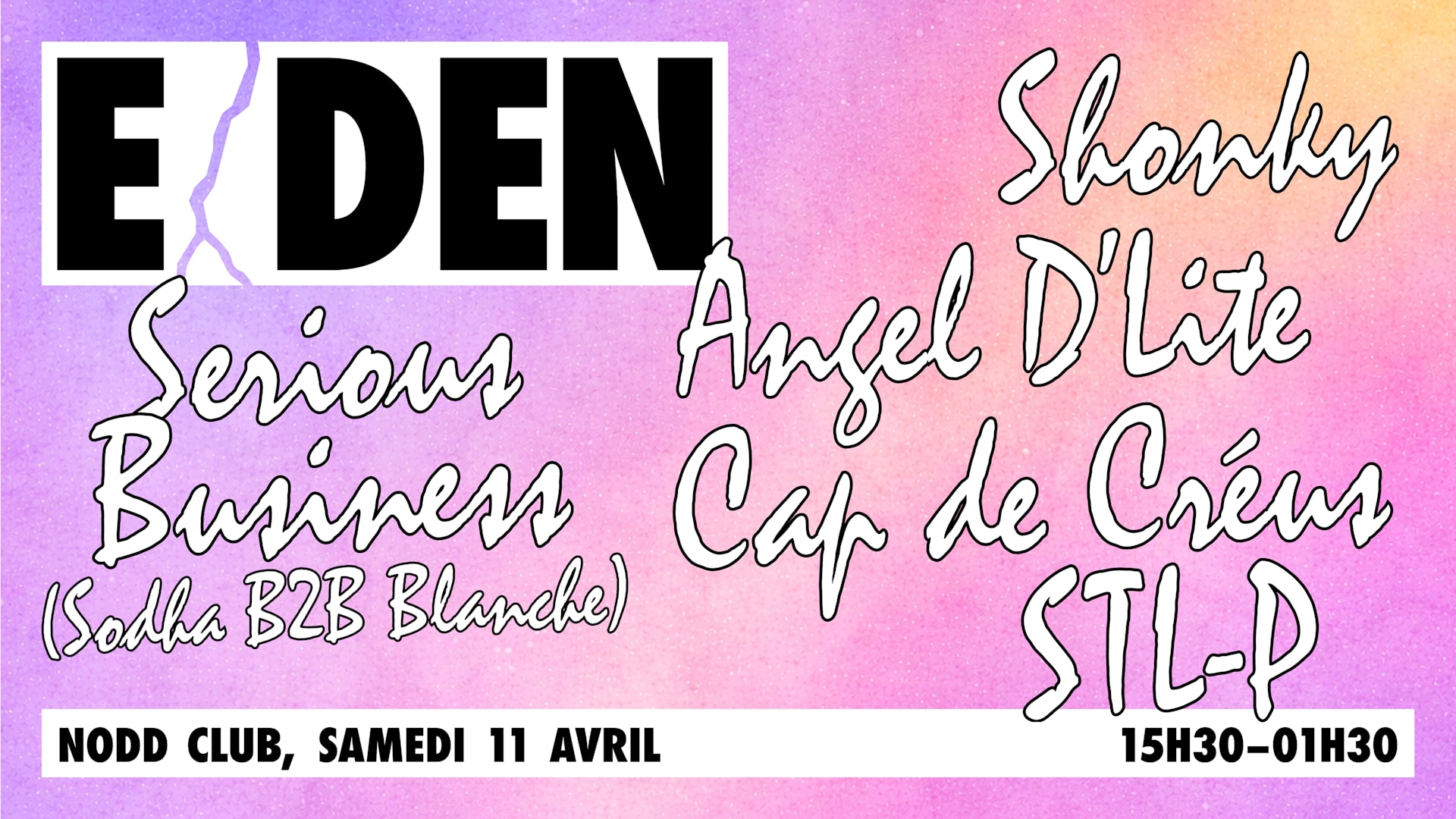 E/Den & Nodd Day: Shonky, Angel D'lite, Stl-P & More