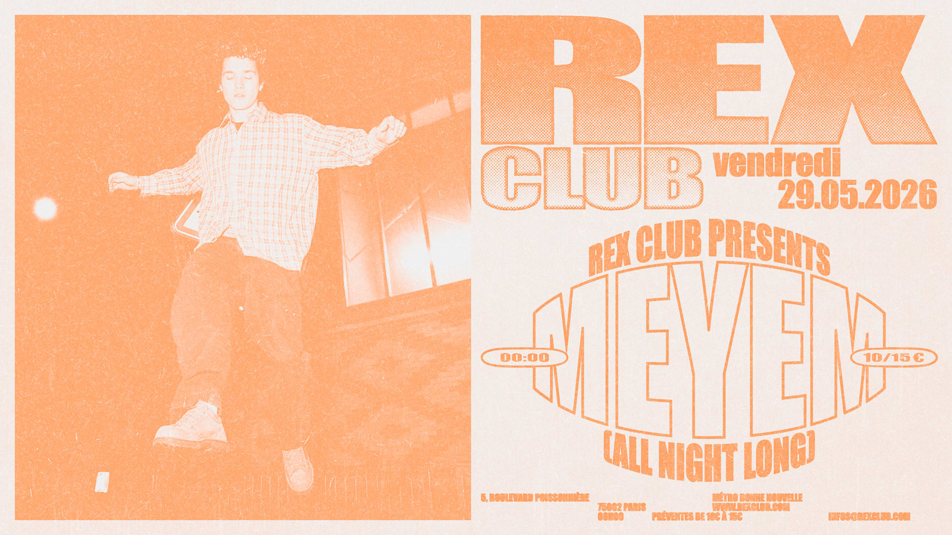 Rex Club Presents: Meyem All Night Long
