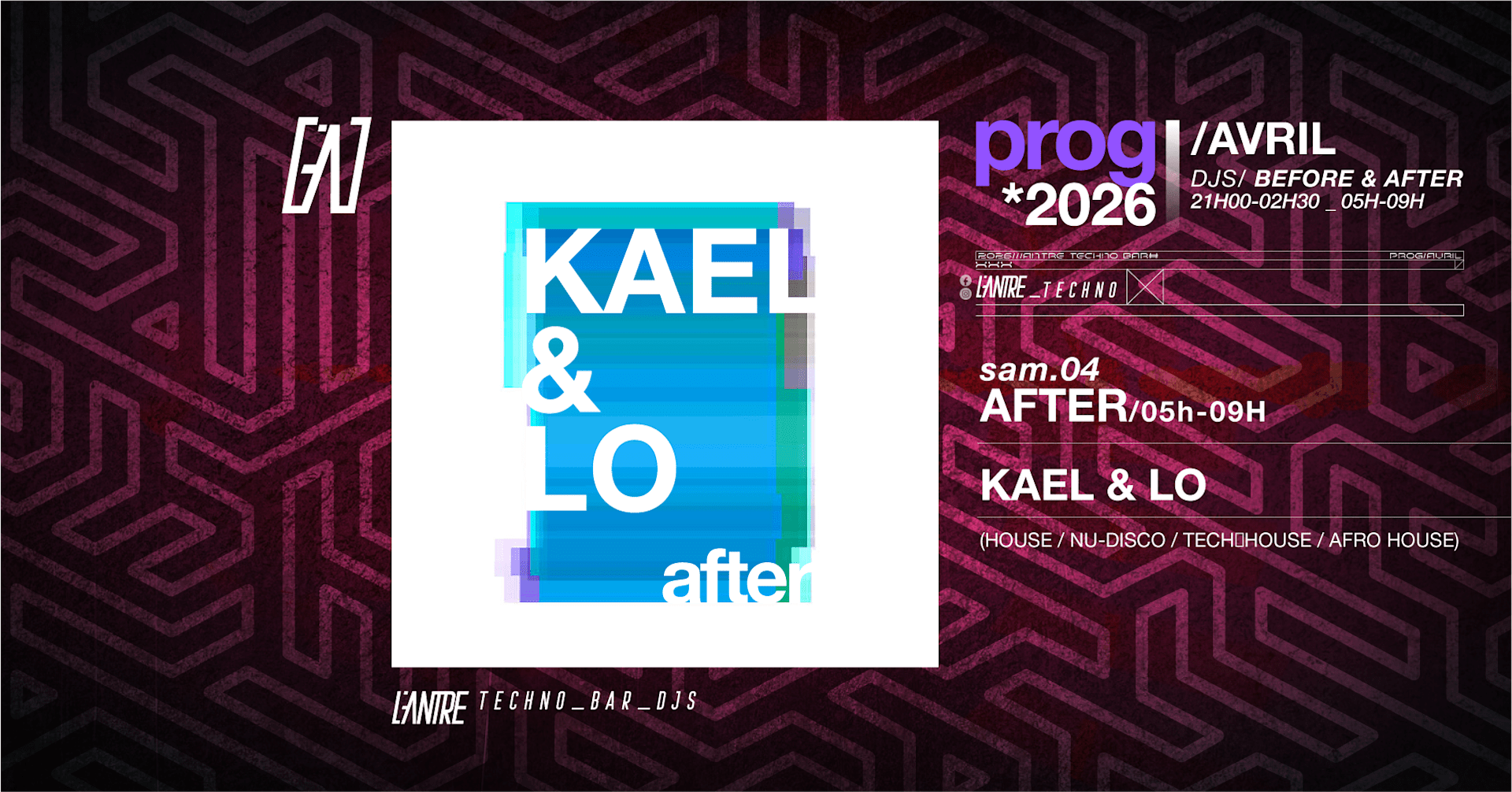 Kael & Lo House / Nu-Disco / Tech House / Afro House