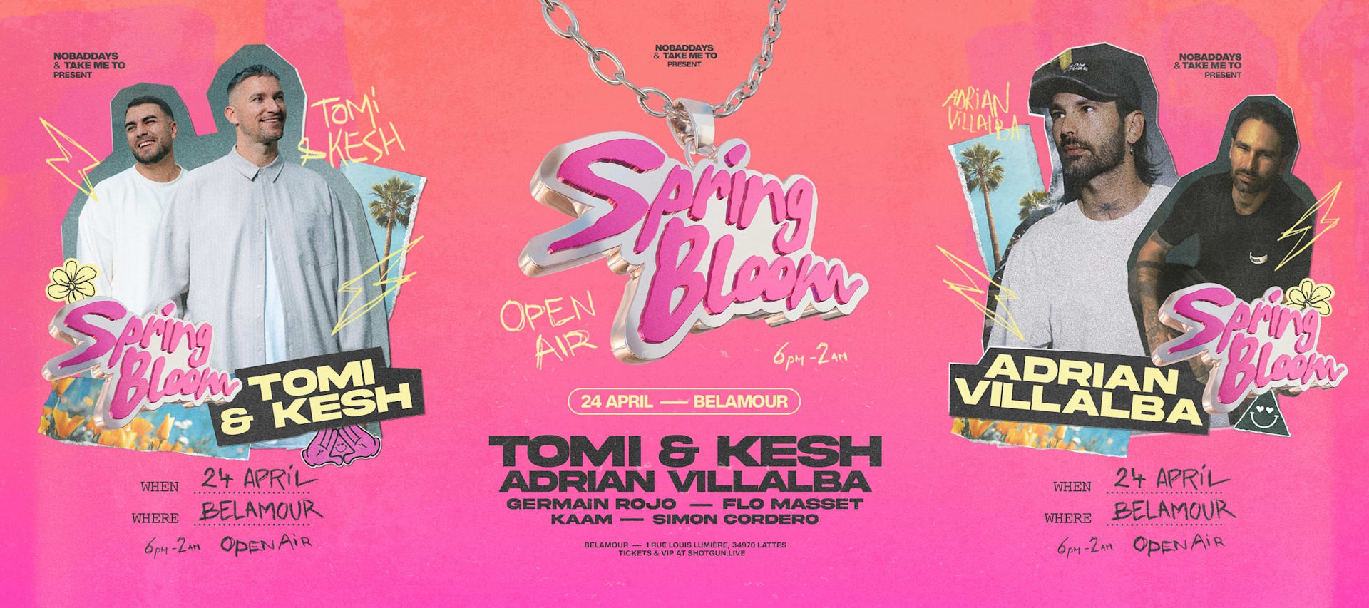 Nobaddays + Take Me To = Spring Bloom