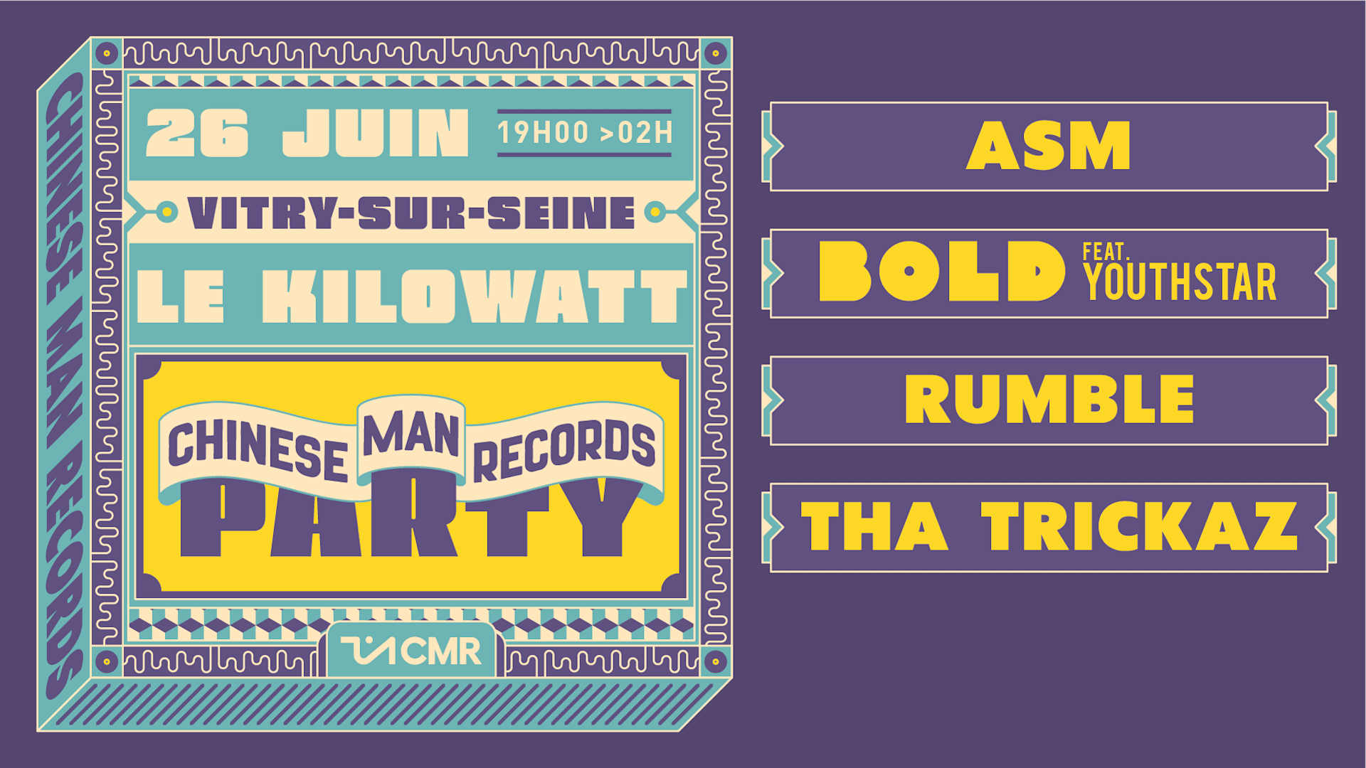 Cmr Party : Rumble, Asm, Bold, Tha Trickaz