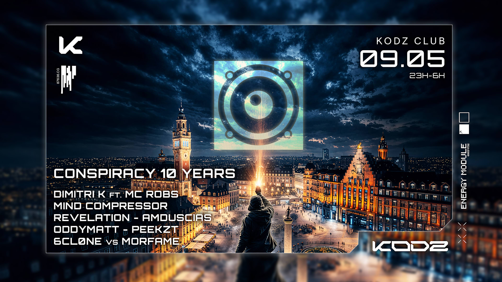 Kodz X Conspiracy 10 Years : Dimitri K - MC Robs & More