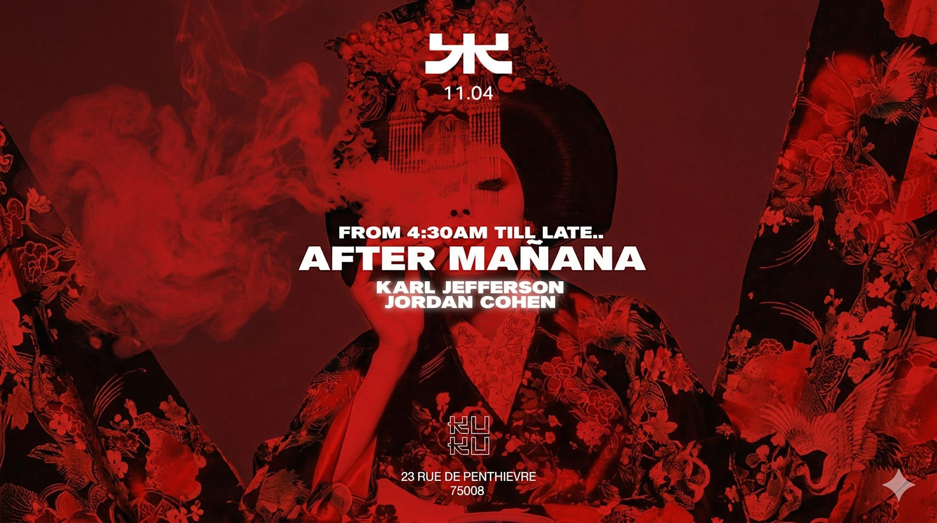 Kuku Paris X After Mañana 11.04