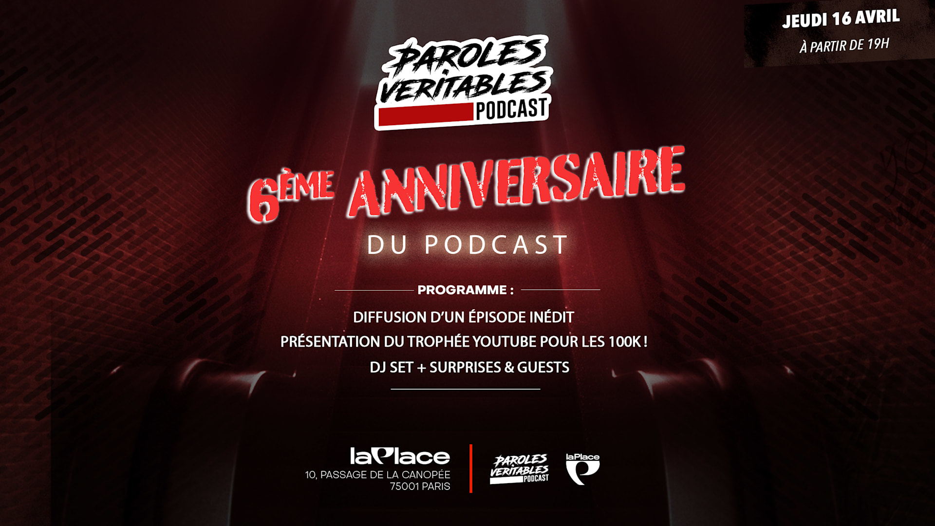 Paroles Véritables Podcast : La Soirée Anniversaire