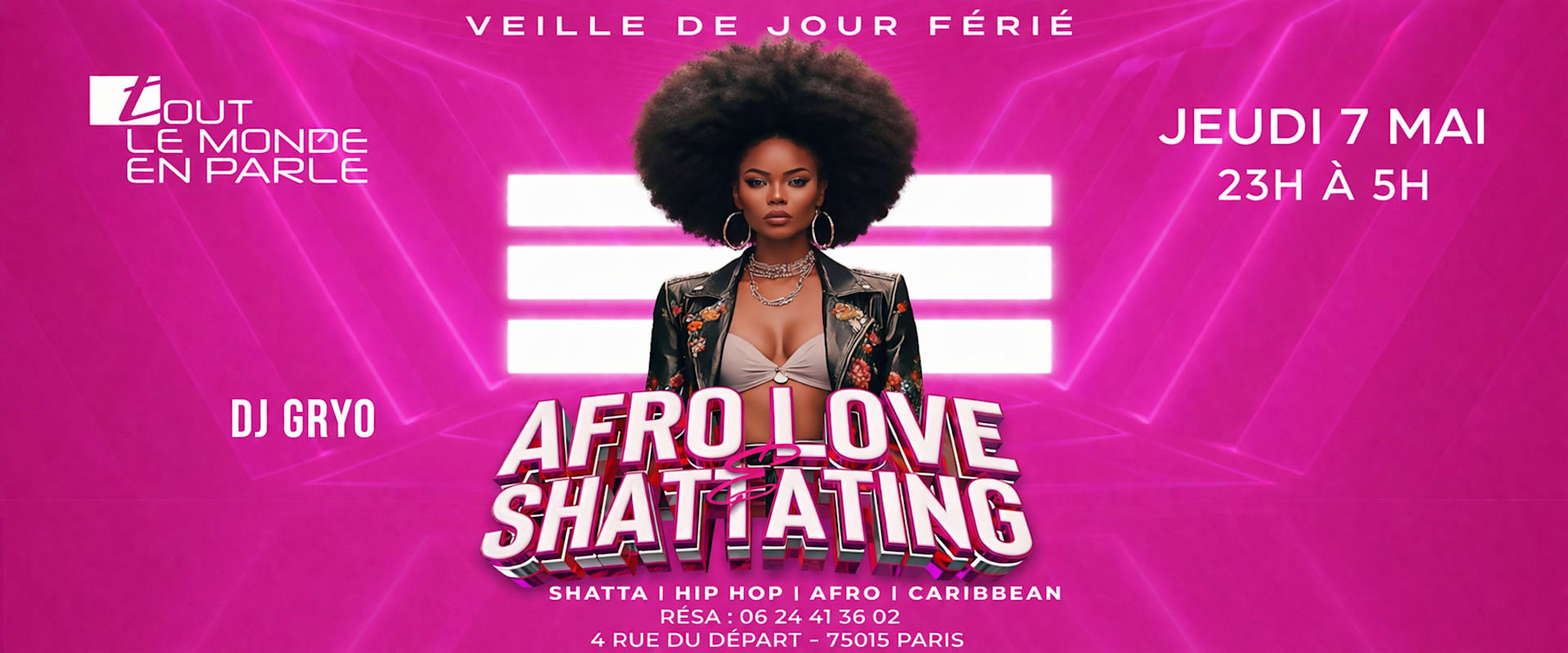 Afrolove & Shatta Rooftop Club ( Veille De Jours Ferie )