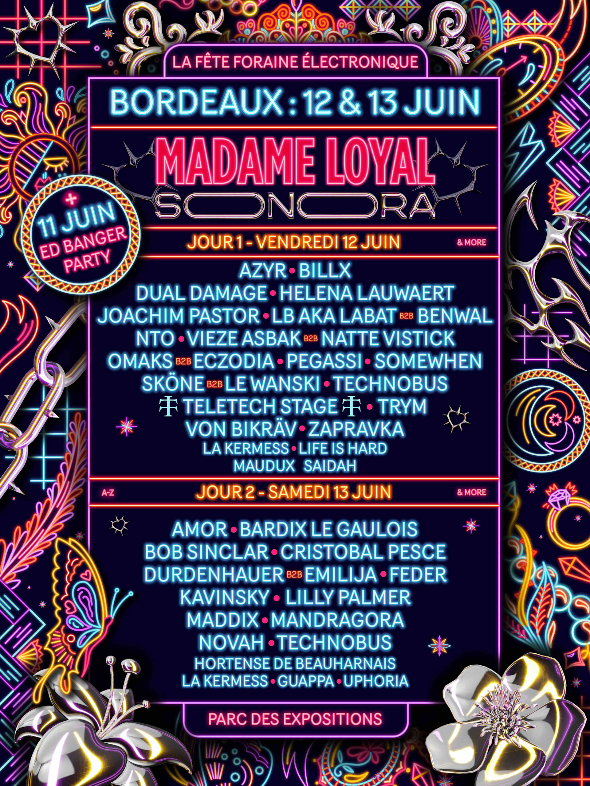 Madame Loyal X Sonora : Bordeaux