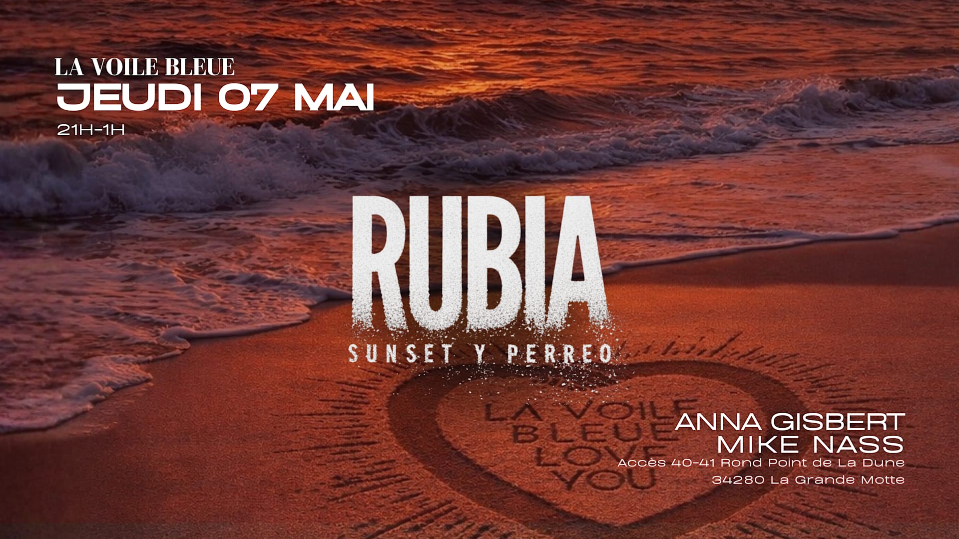 Rubia X La Voile Bleue