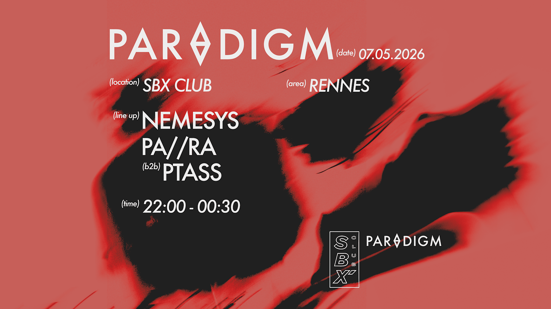 Paradigm — Release Party At Sbx Club | Spring Tour 2026