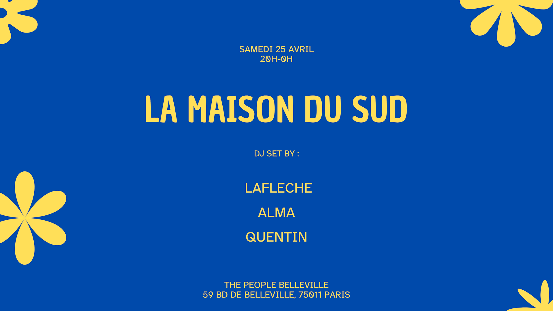 La Maison Du Sud Avec Quentin, Alma, La Fleche