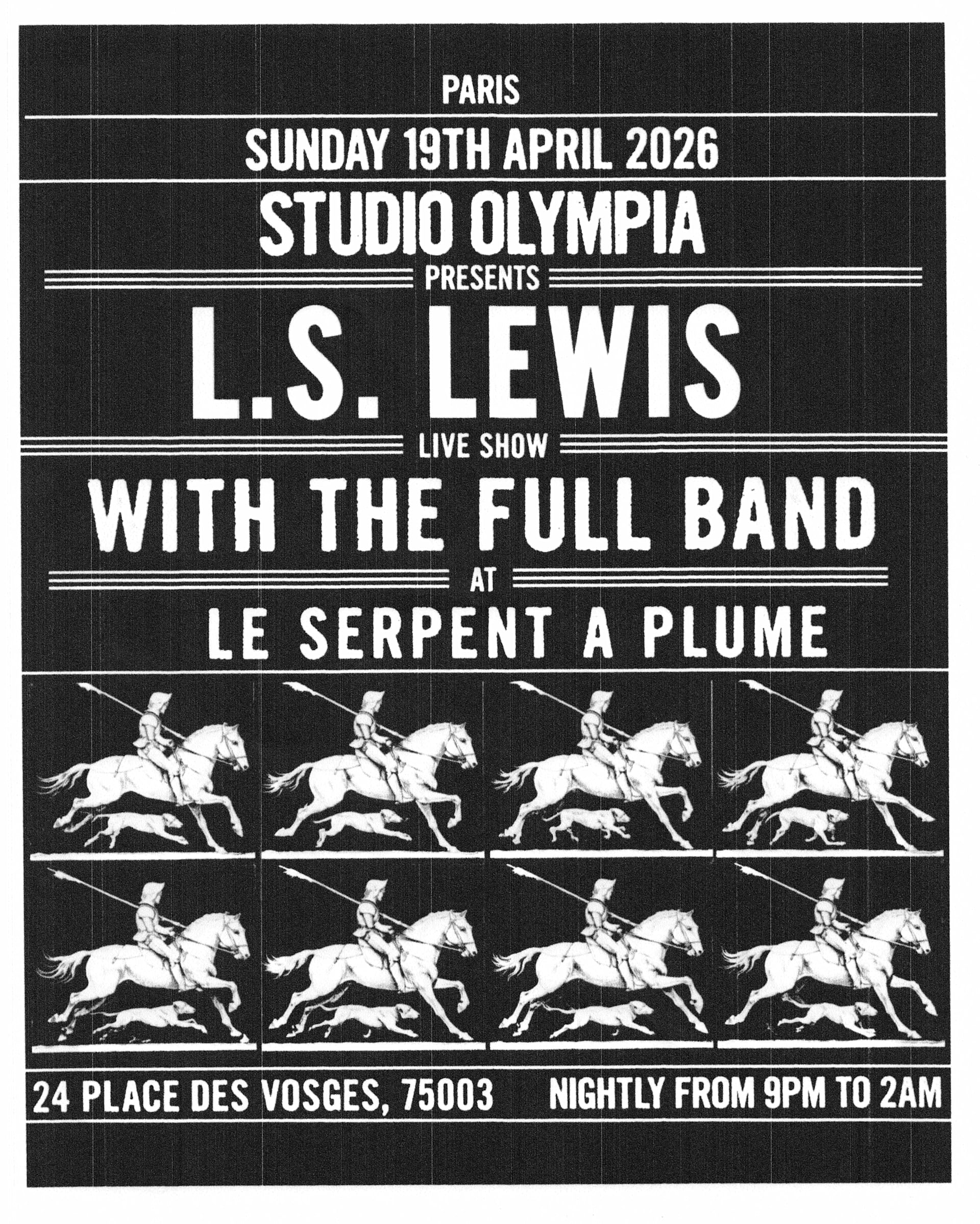 L.S. Lewis Live At Le Serpent A Plume