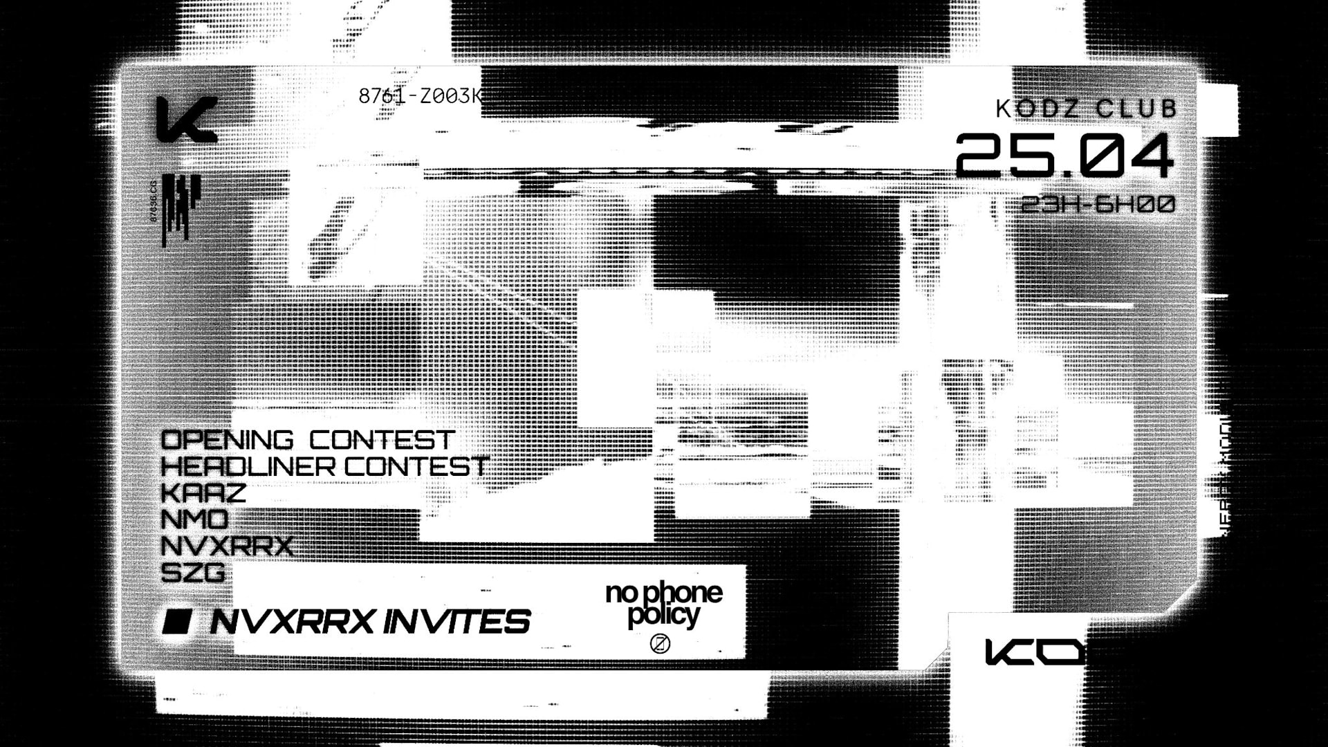 Kodz X Envy Presents : Nvxrrx Invites Kaaz, Nmo, Szg & More
