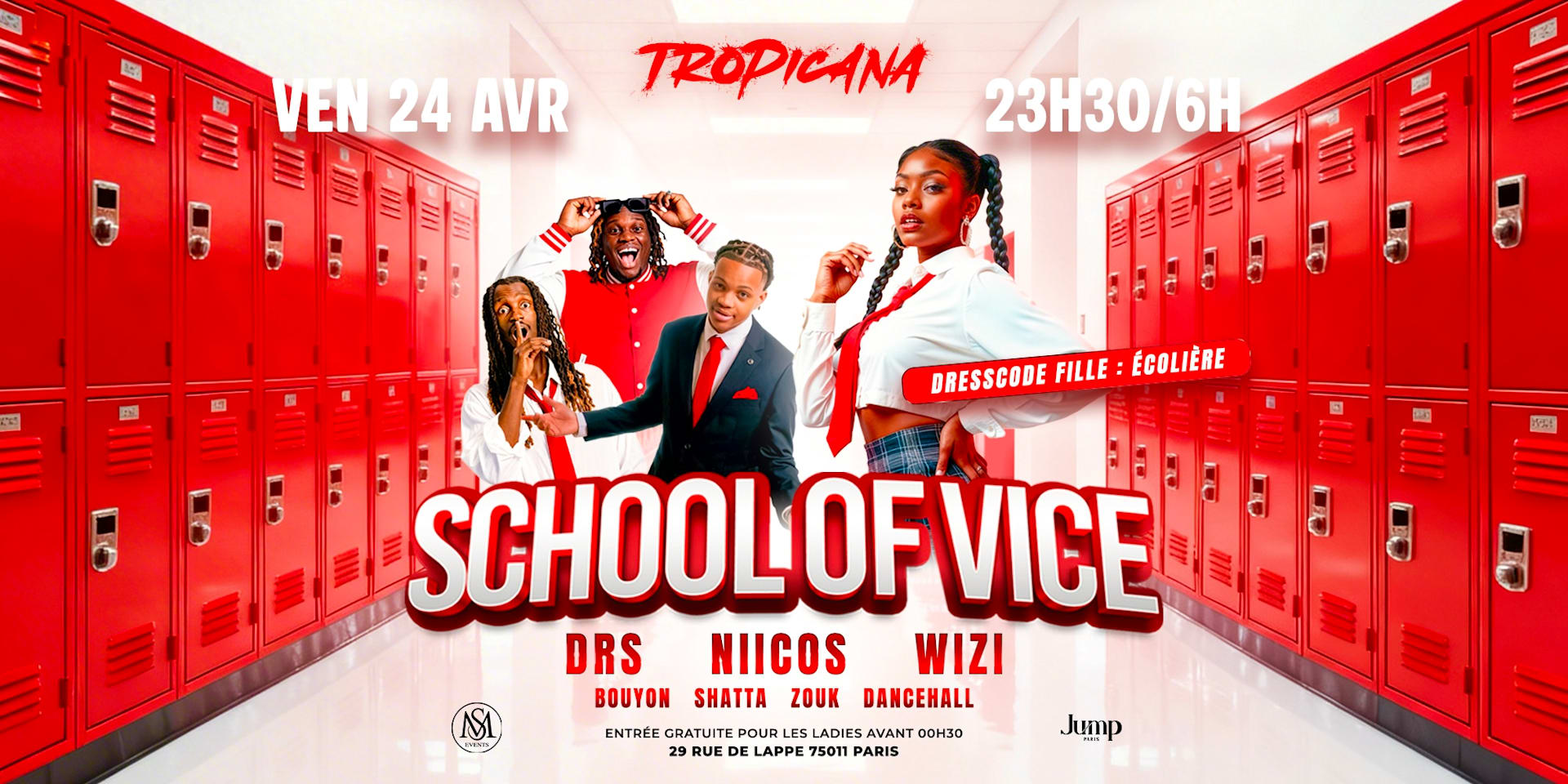 La Tropicana - School Of Vice - Dj Drs Wizi Niicos