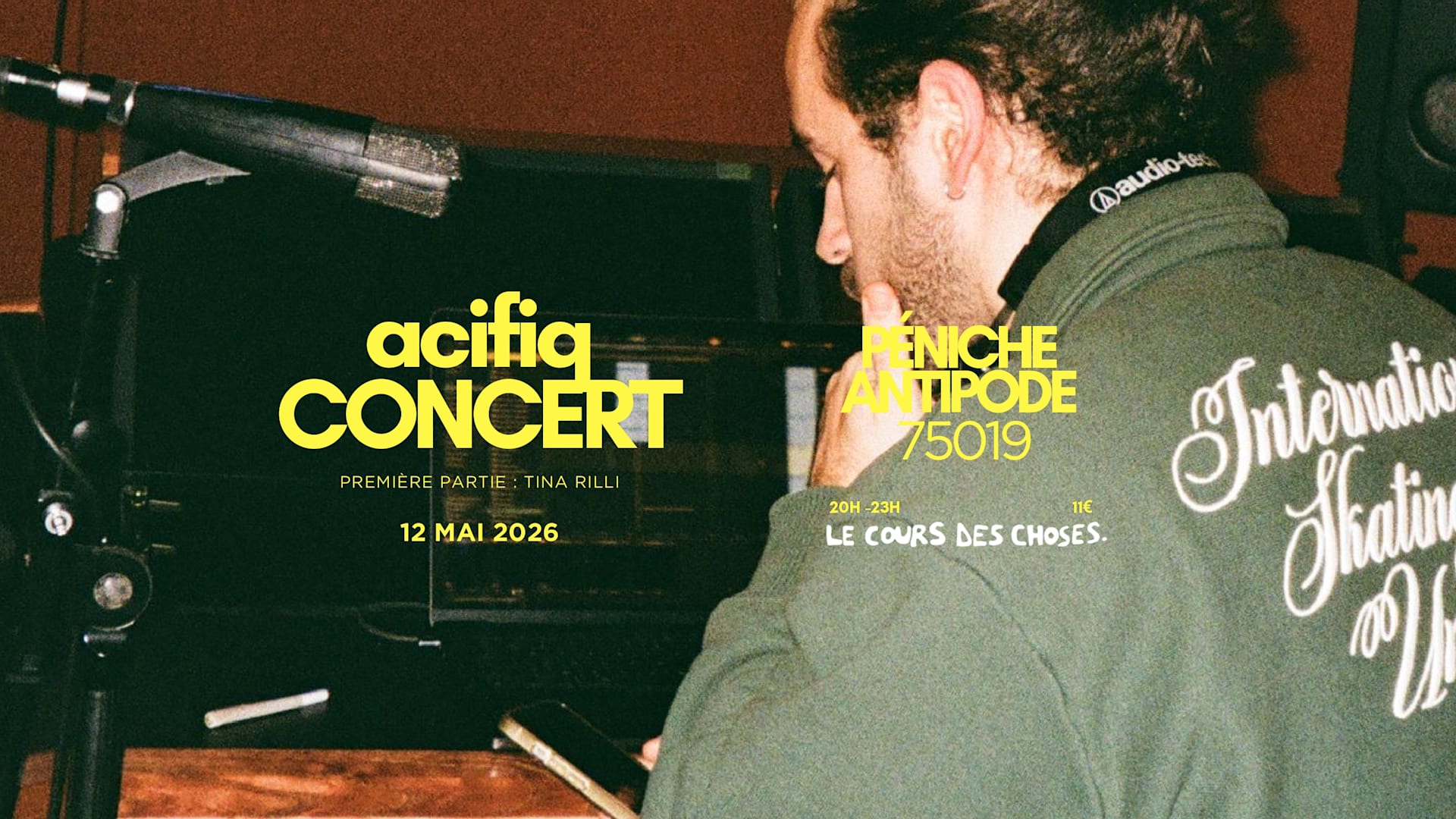 Acifiq - Concert À La Péniche Antipode (Pp : Tina Rilli)
