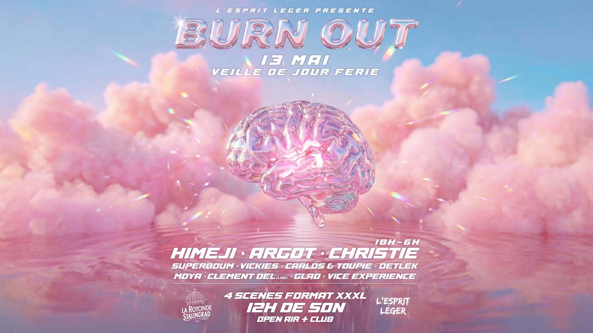 Burn Out | Open Air + Club - 4 Scènes