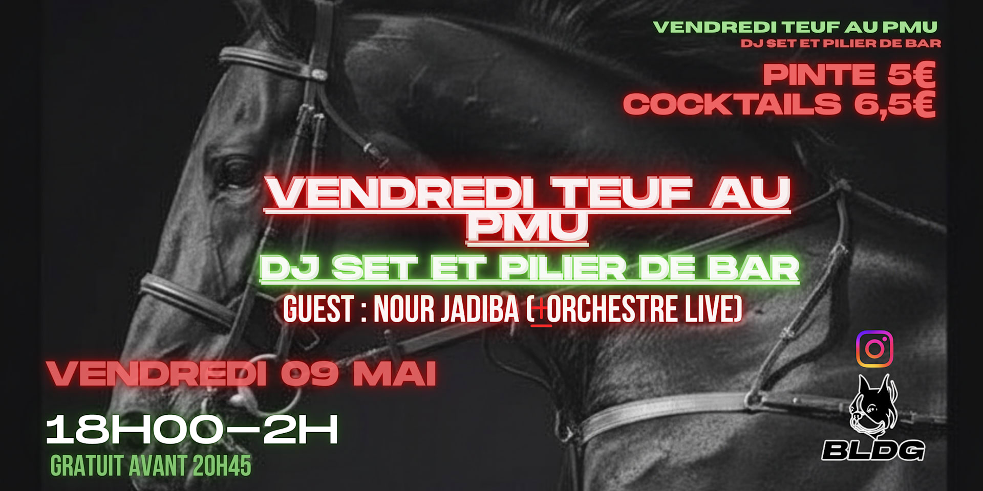 Vendredi Teuf Au Pmu  Dj Set & Piliers De Bar