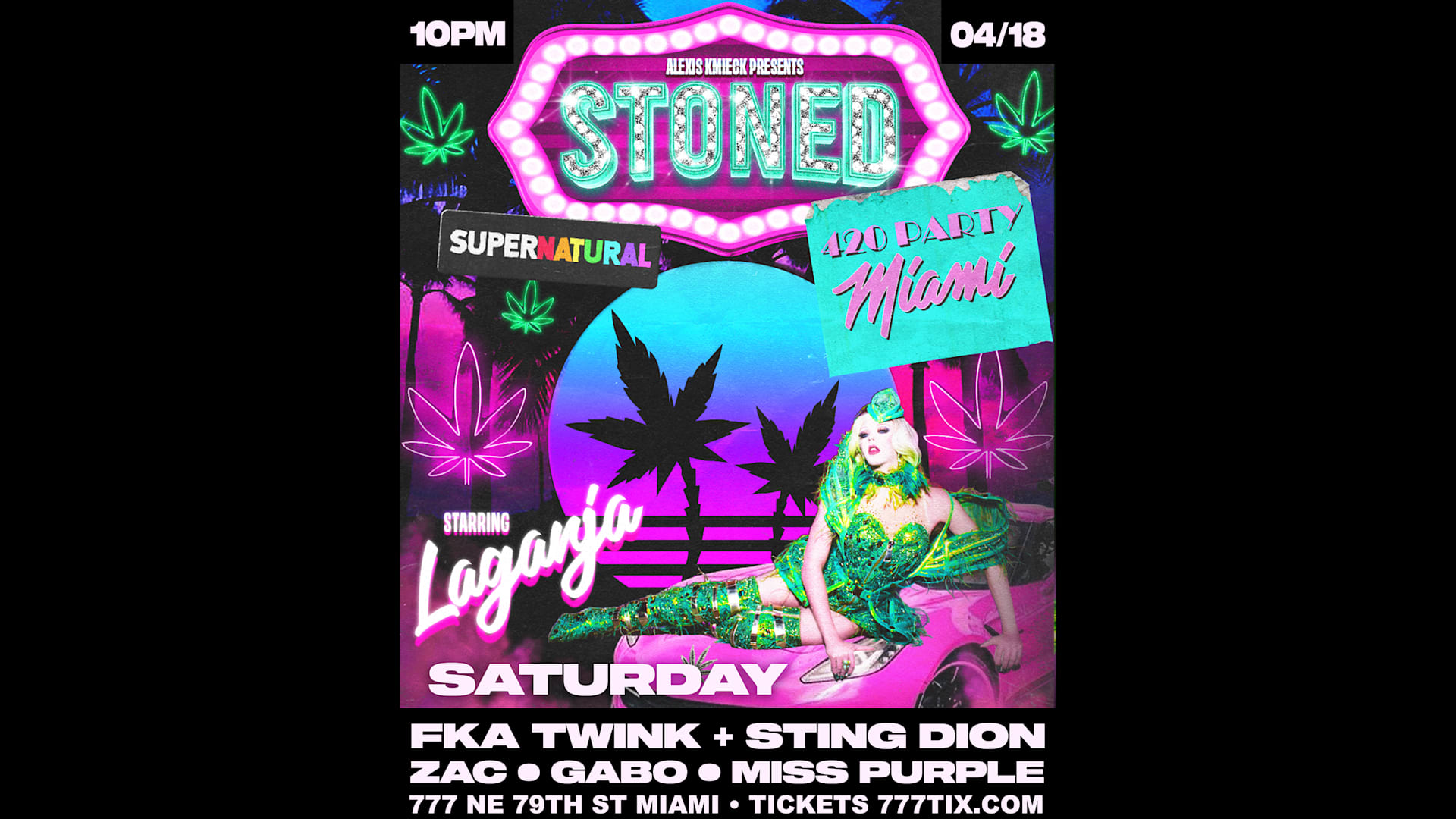 Stoned Ft. Laganja Estranja, Fka Twink + Sting Dion