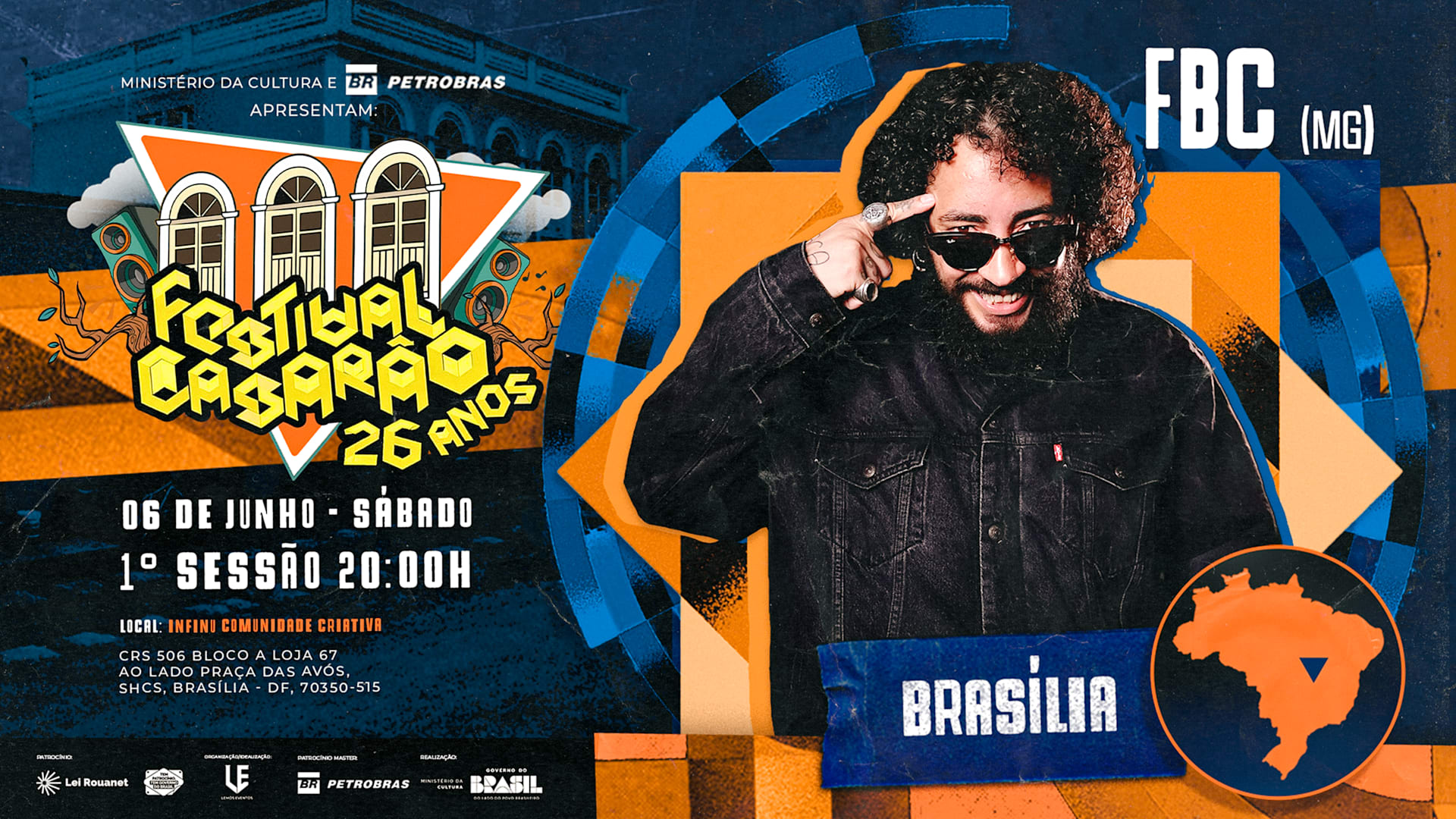 Festival Casarão 26 Anos Com Fbc Em Brasília