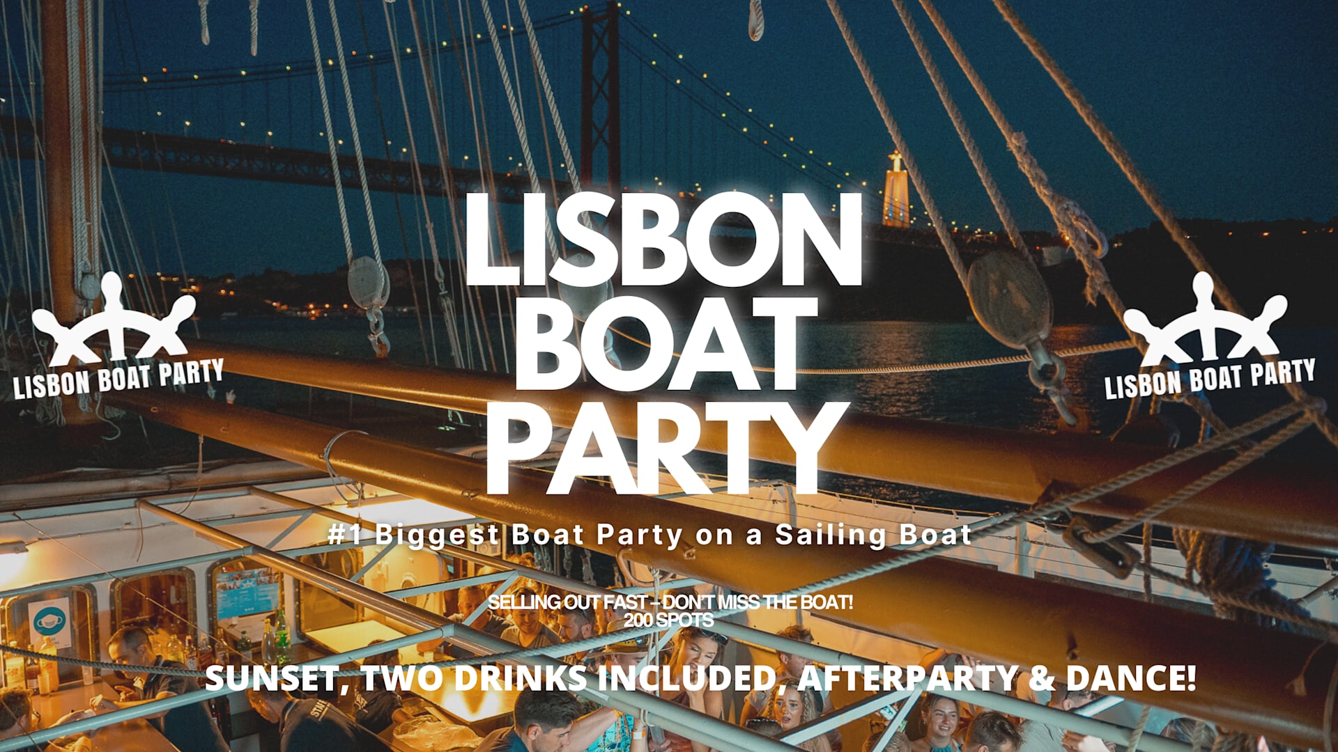 Lisbon’S #1 Sunset Boat Party - 31 October