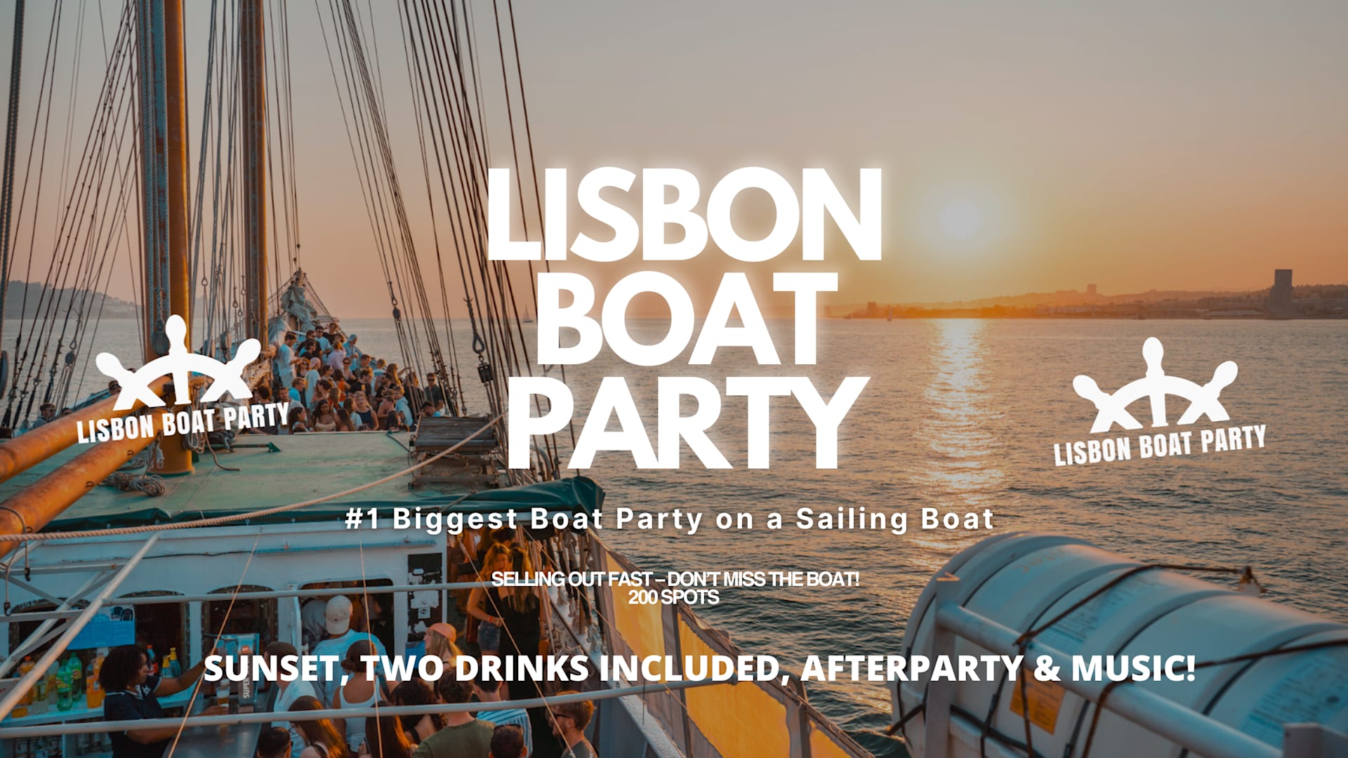 Lisbon’S #1 Sunset Boat Party - 24 April