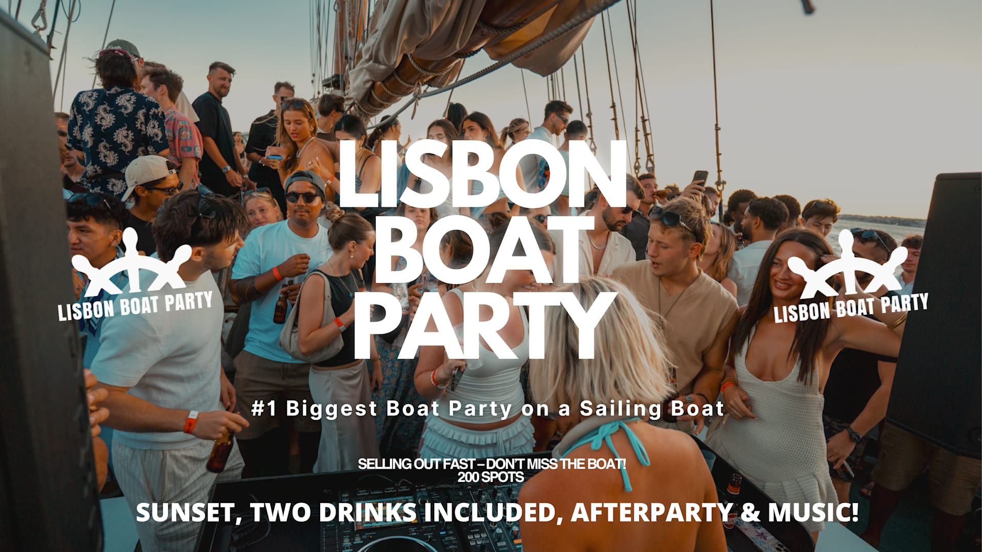 Lisbon’S #1 Sunset Boat Party - 10 September