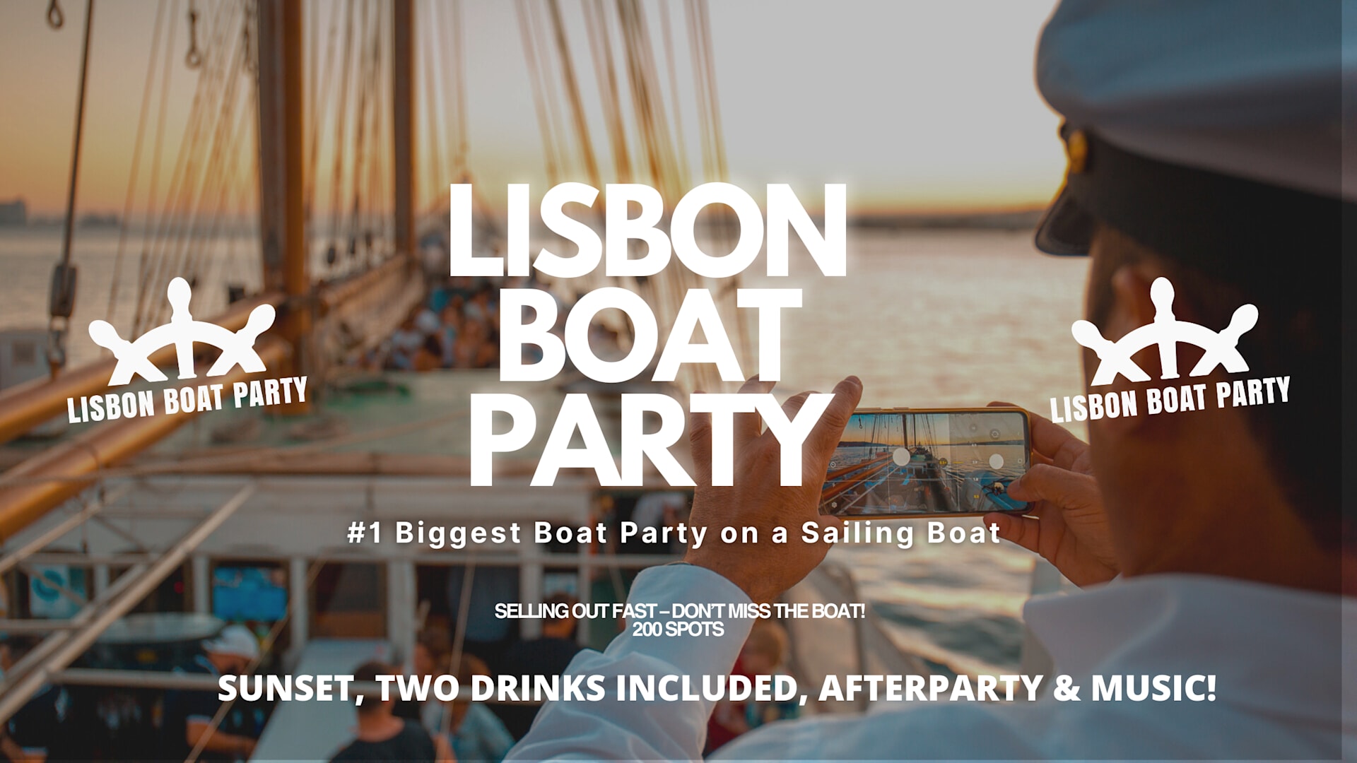 Lisbon’S #1 Sunset Boat Party - 31 July