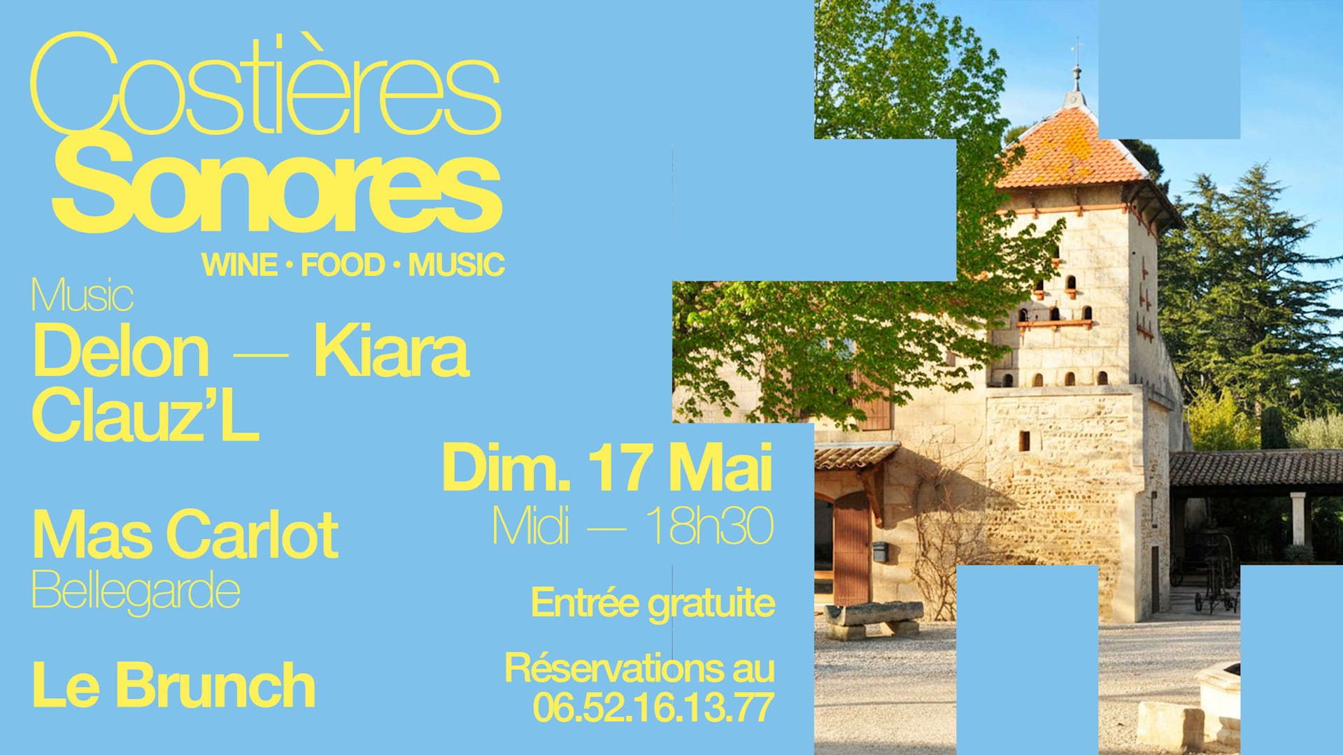 Costières Sonores Au Mas Carlot Le Brunch
