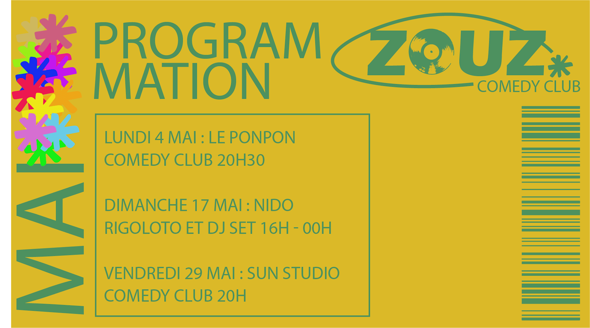 Zouz Comedy Club X Le Ponpon