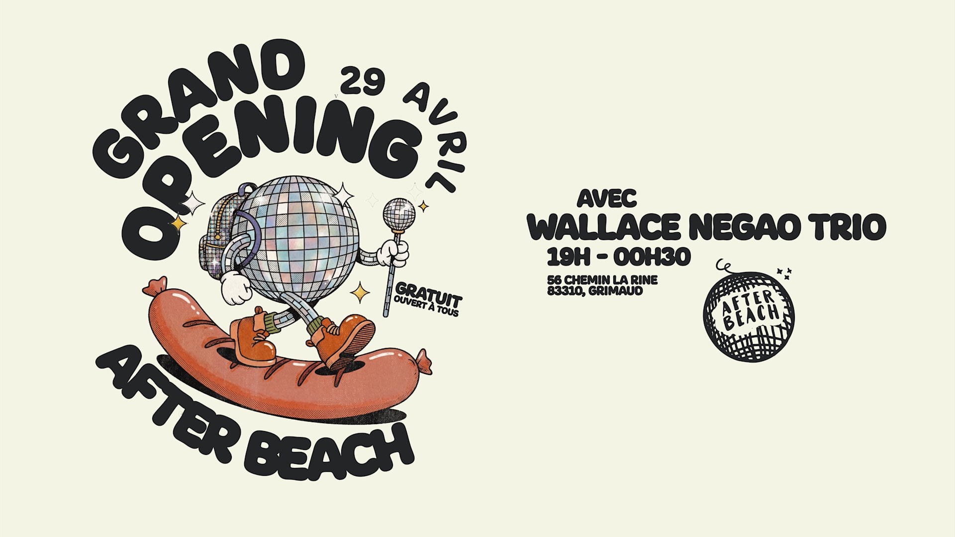Grand Opening After Beach // Wallace Negao Trio Live Samba