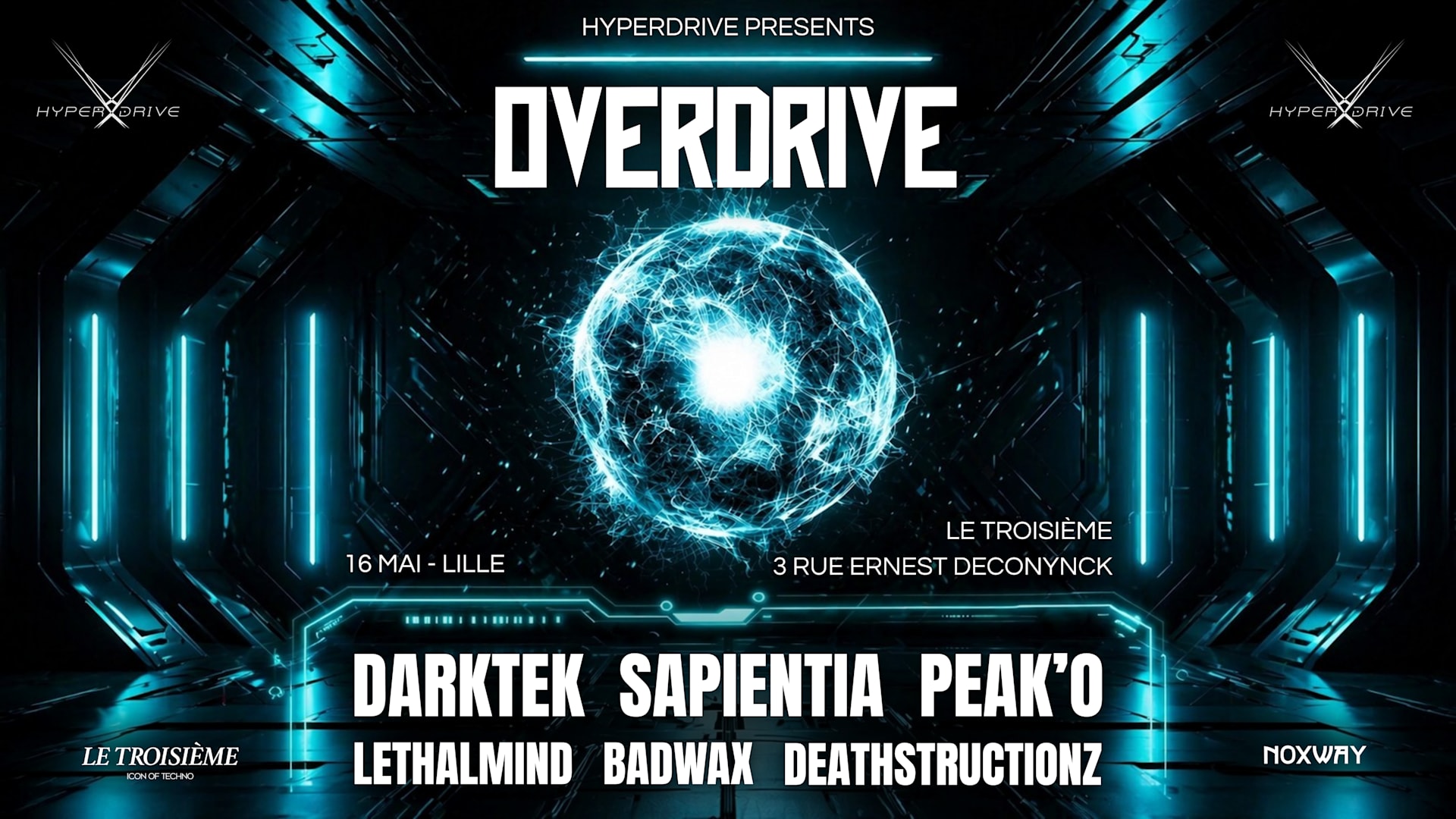 Overdrive By Hyperdrive Invite Darktek, Sapientia