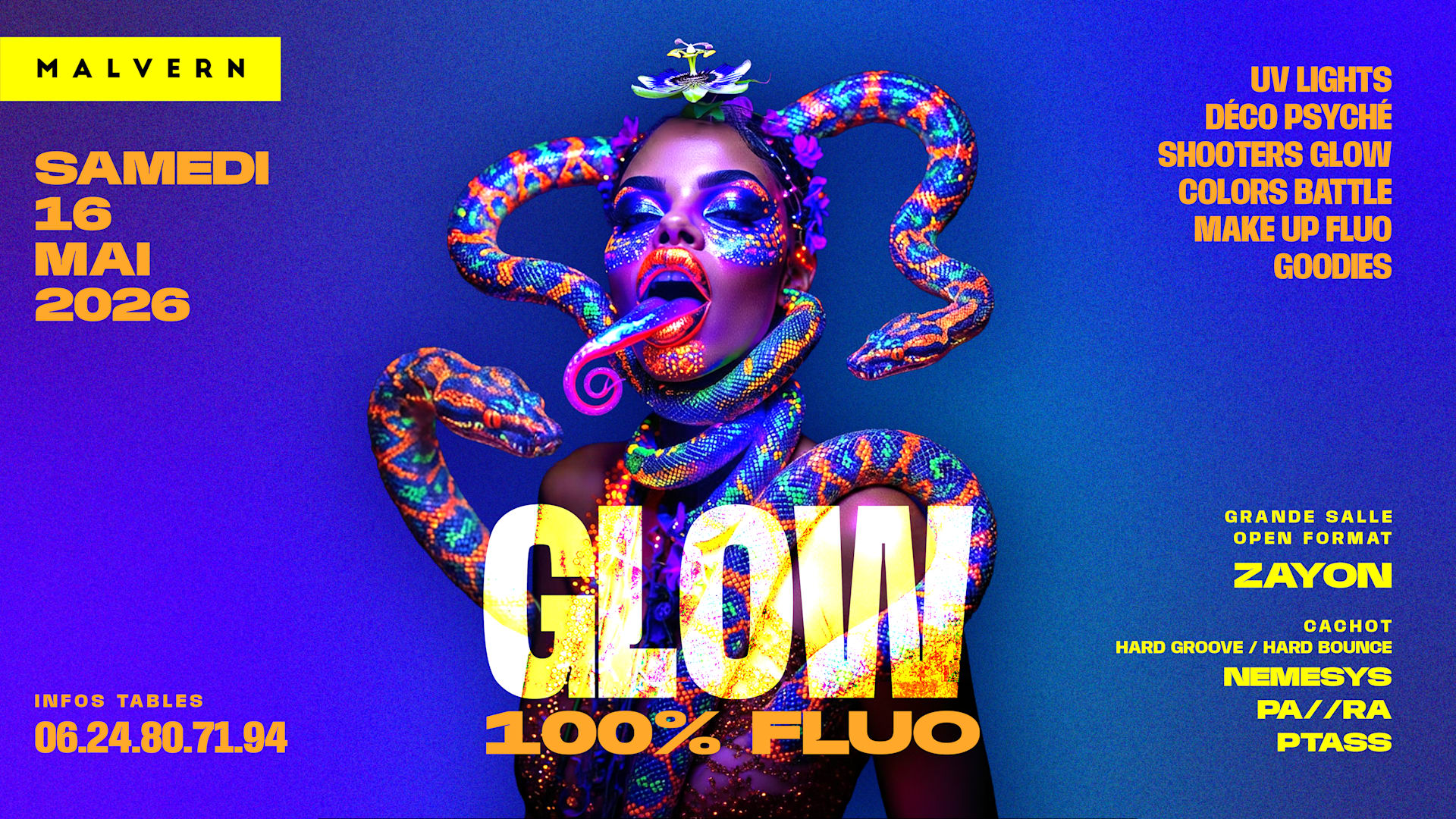 Malvern - Glow 100% Fluo