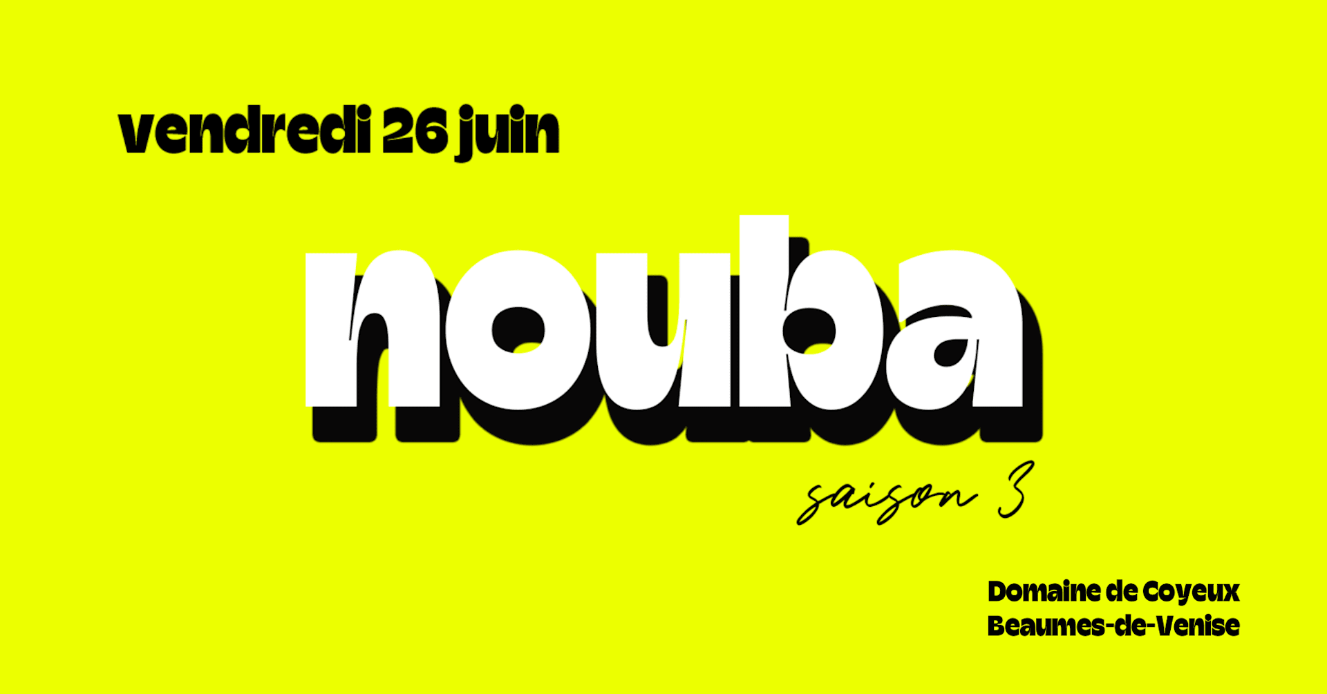 Nouba : Soirée Du 26 Juin