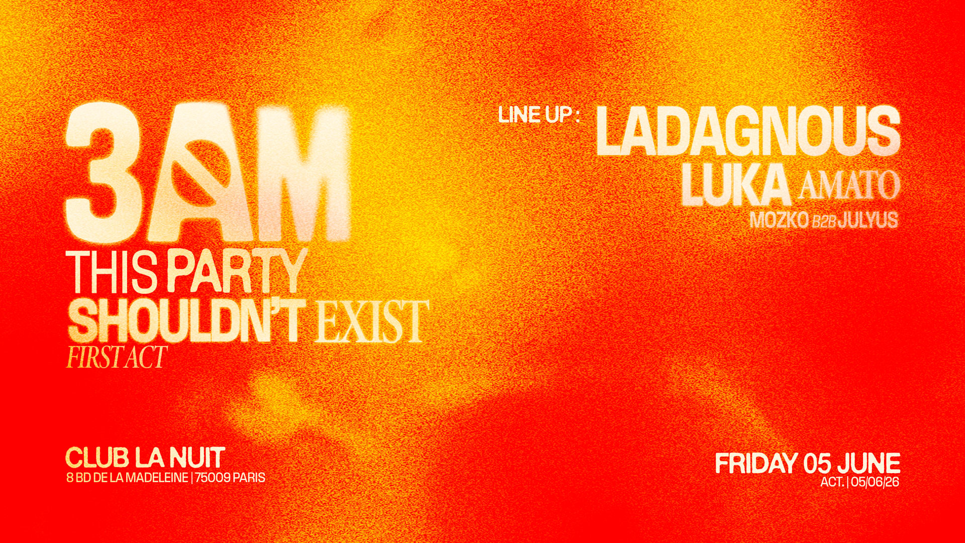 3am - Unique Party Experience