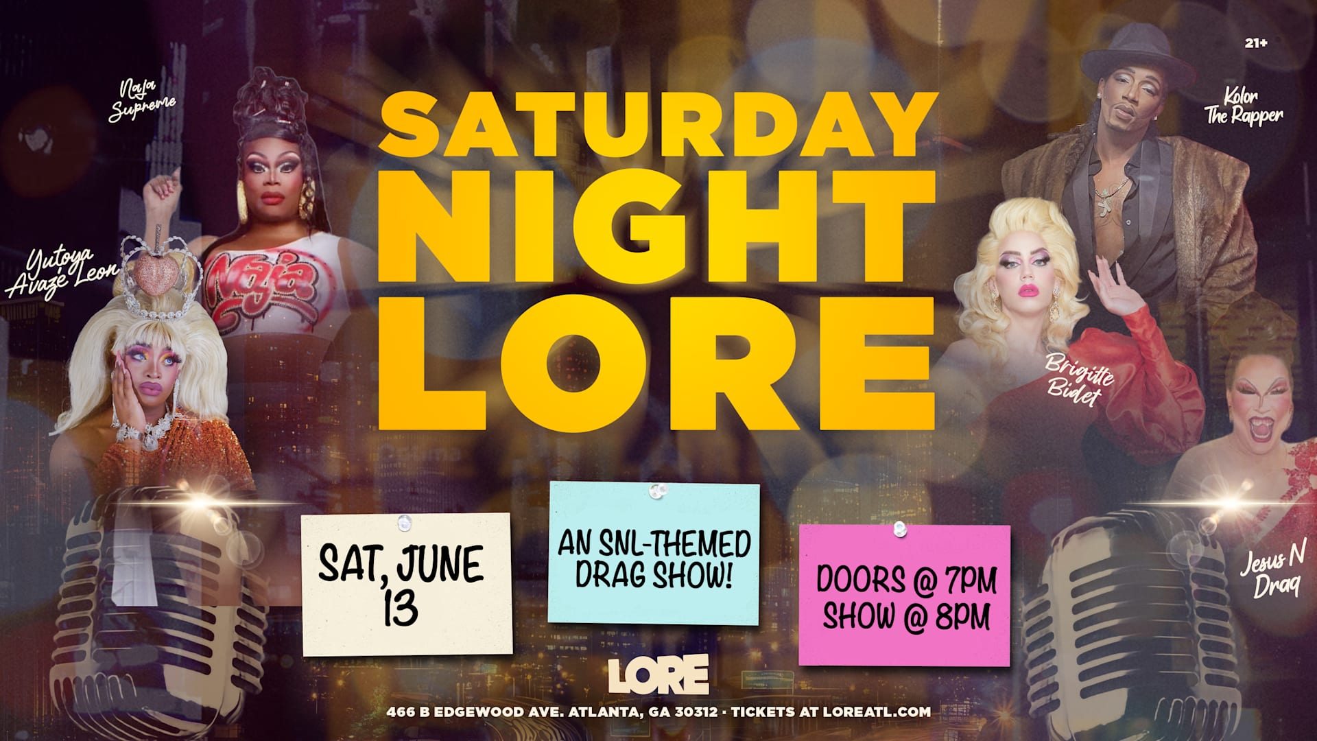Saturday Night Lore! An Snl Drag Show
