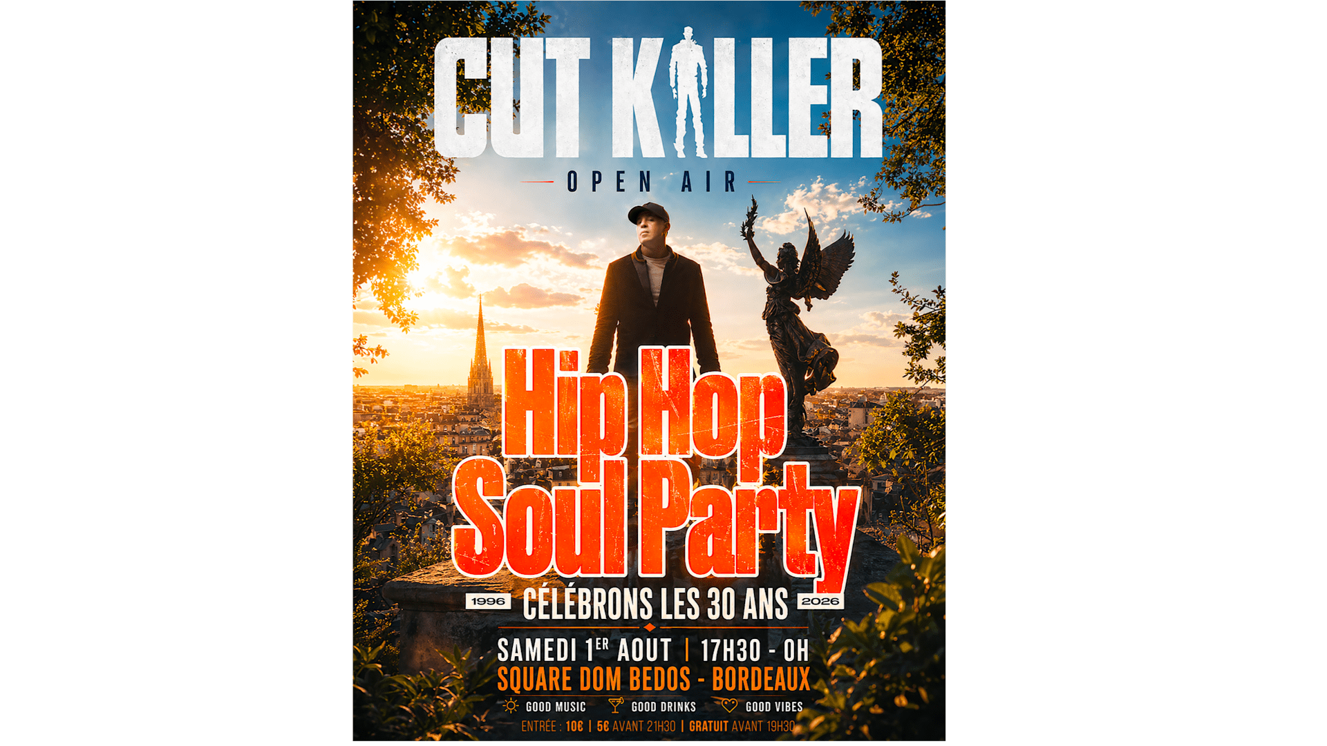 Cut Killer - Hip Hop Soul Party Les 30ans (1996-2026)