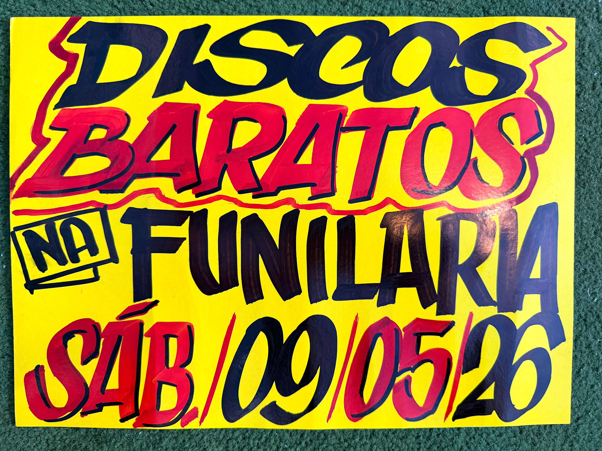 Discos Baratos Na Funilaria - Sábado - 09/05