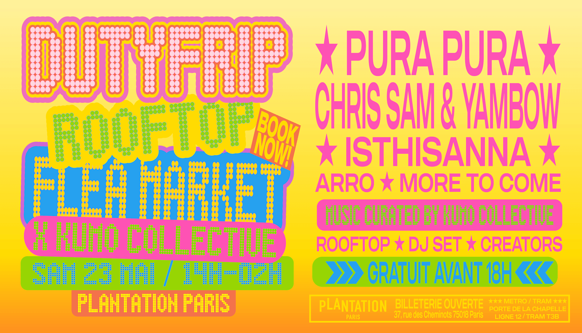 Dutyfrip X Kumo Collective : Flea Market & Dj Sets