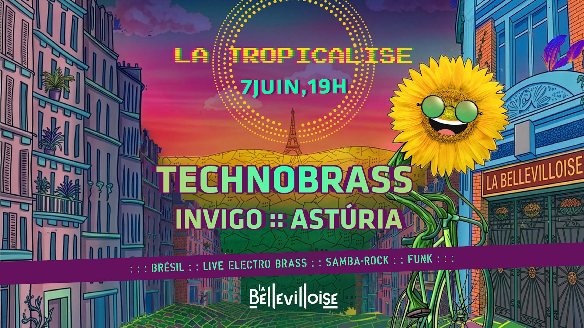 La Tropicalise #5 Technobrass | Invigo | Astúria
