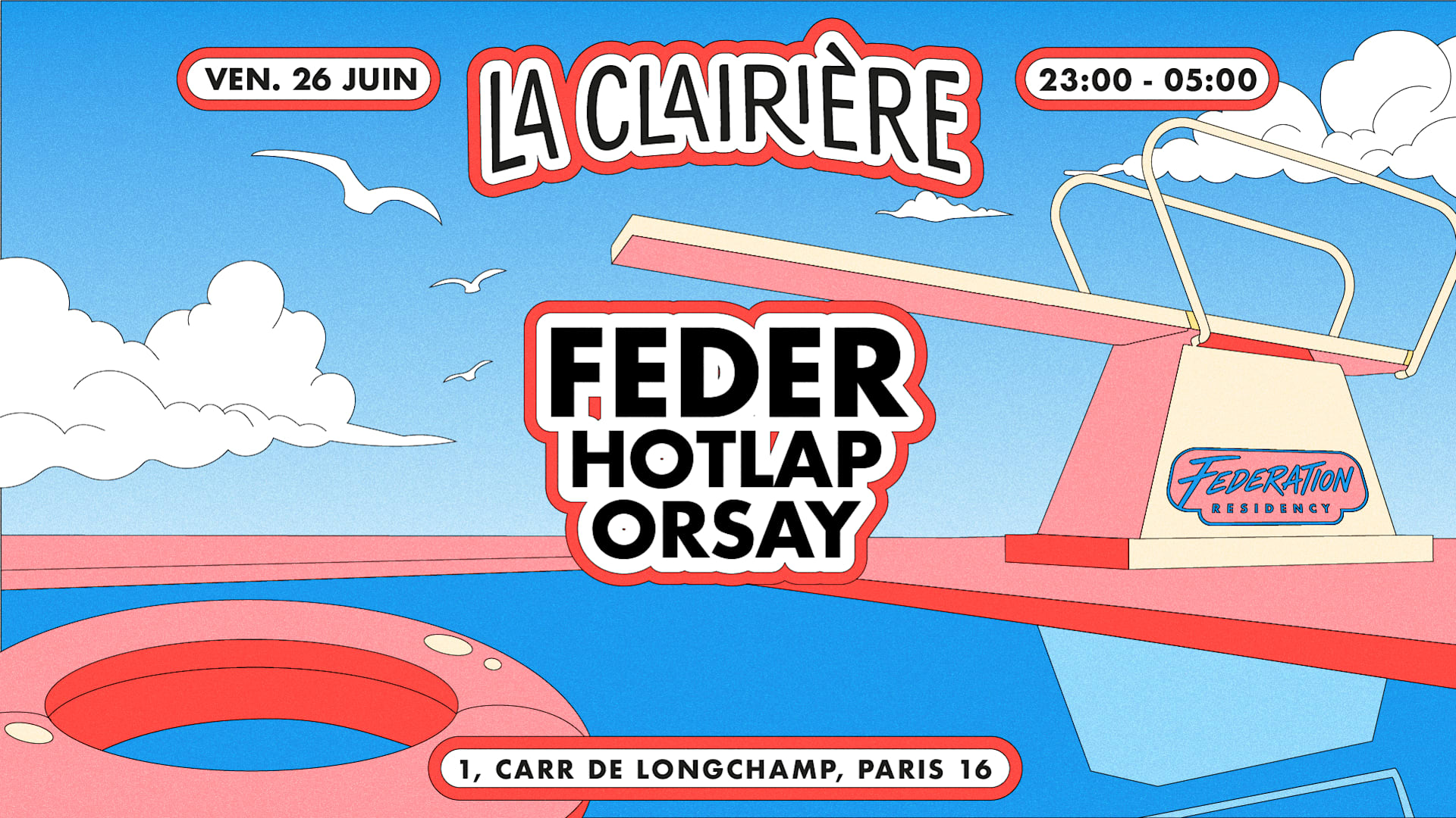 La Clairière : Feder, Hotlap, Orsay
