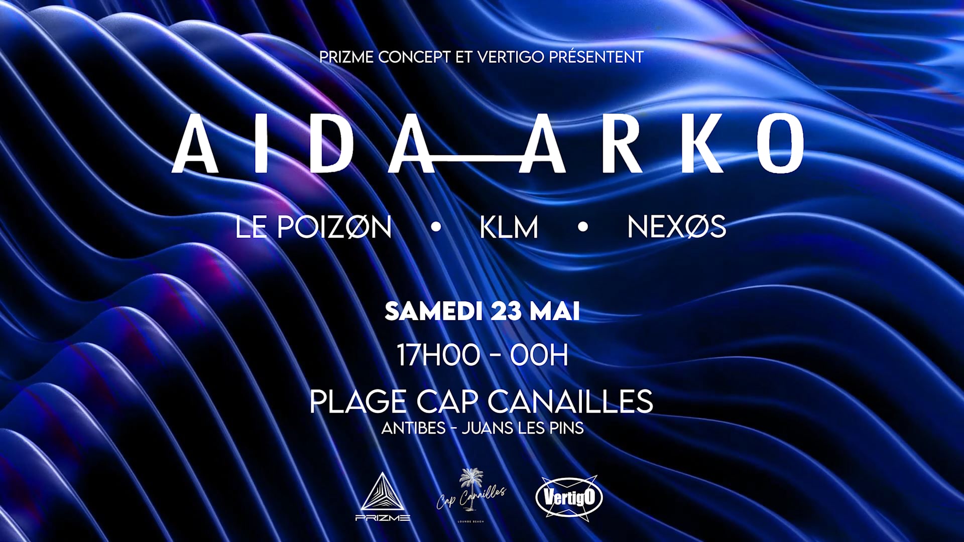 Prizme × Vertigo Invitent : Aida Arko @ Plage Cap Canailles