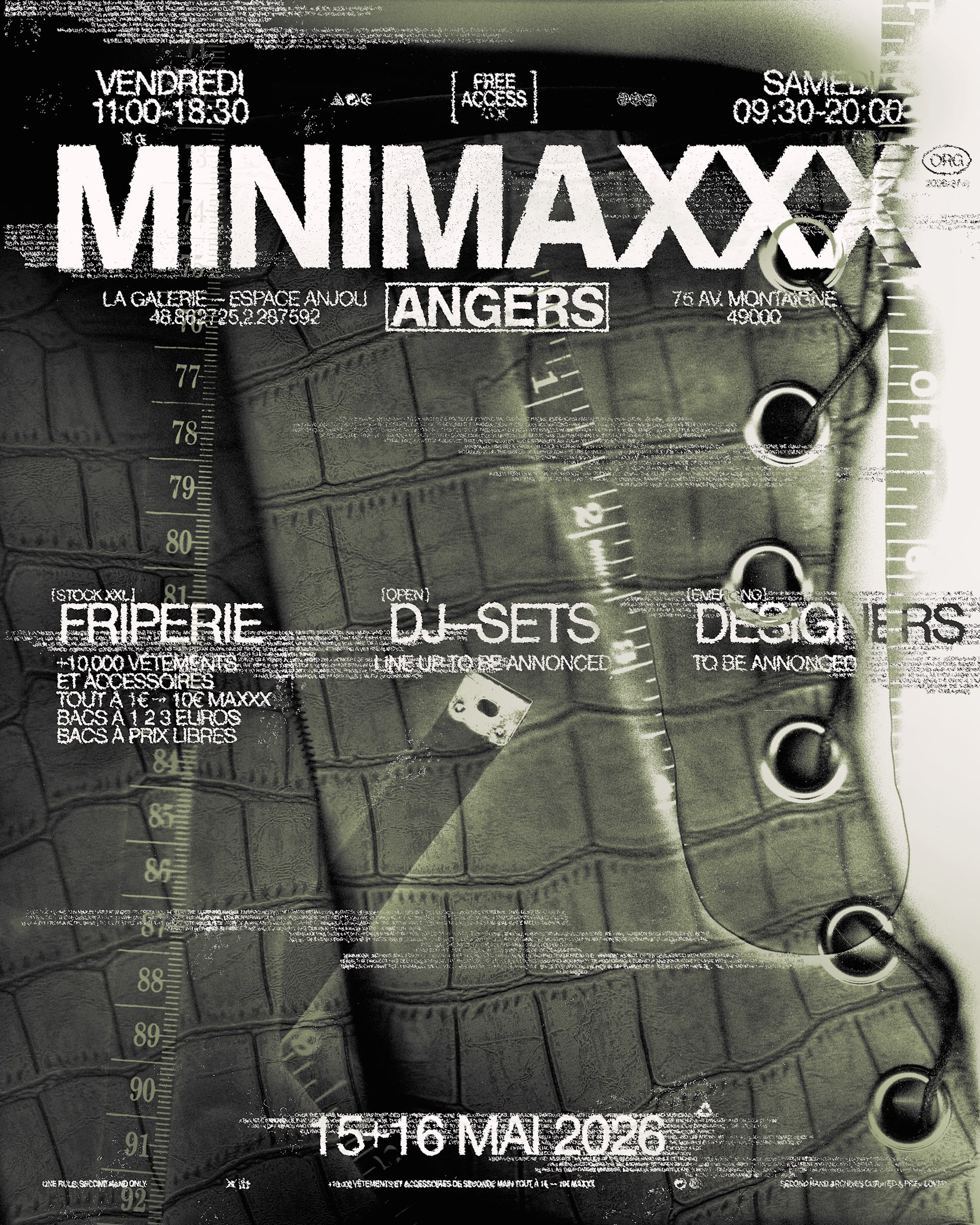 [Angers] Friperie + Dj-Sets + Designers